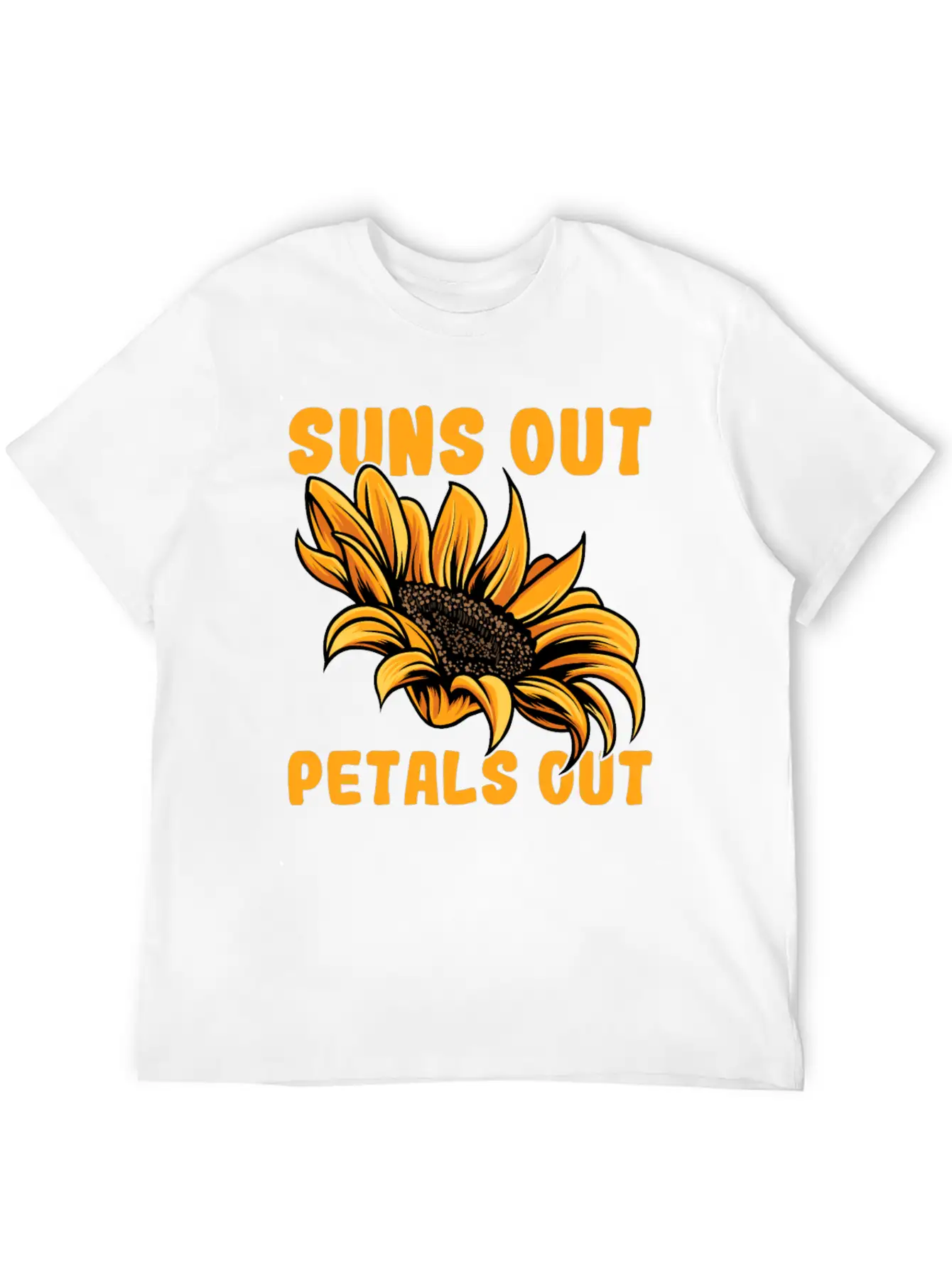 Gardening Sunflower Flowers Stylish Everyday T-Shirt – Unisex Basic Cotton Tee