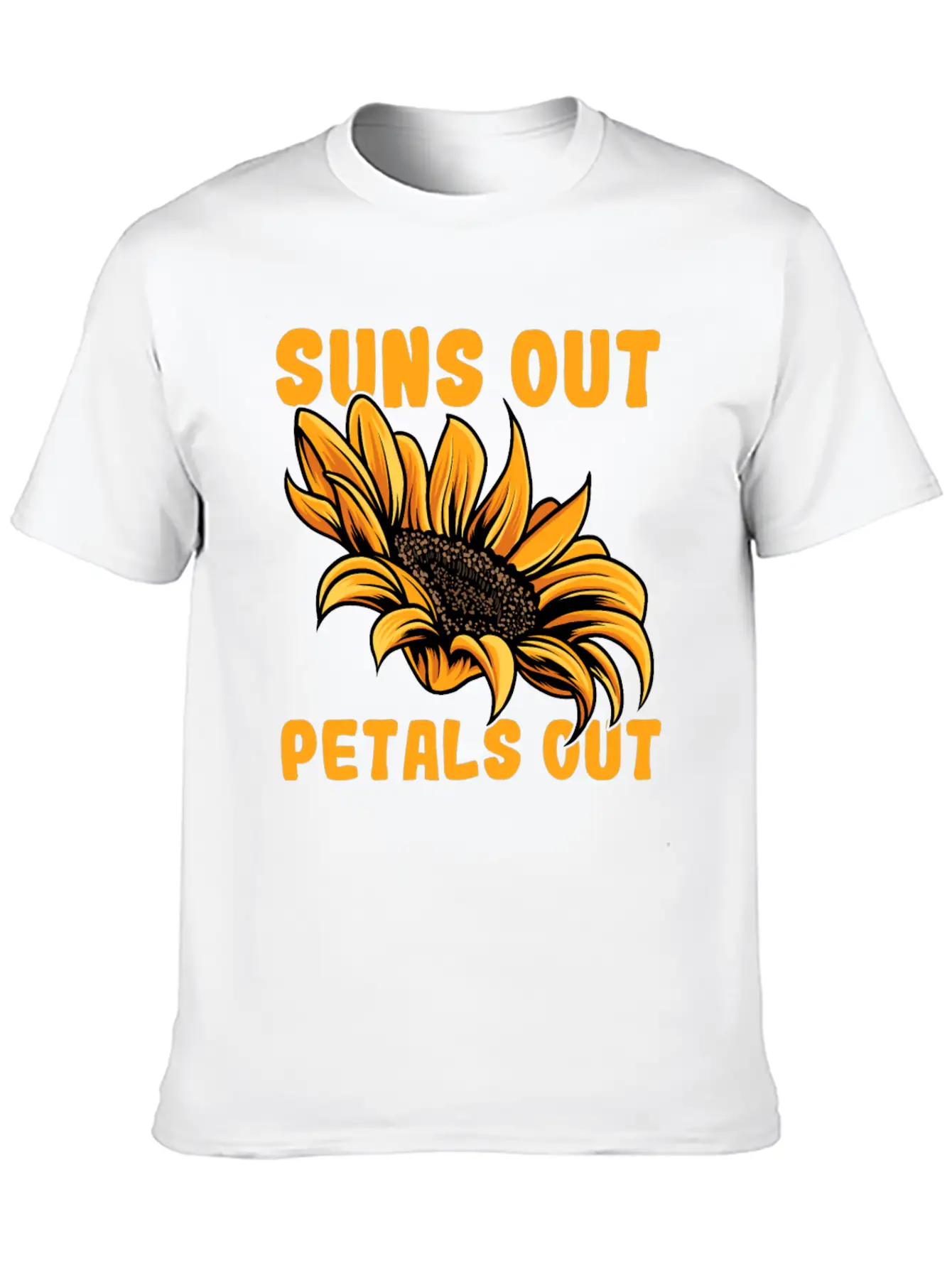 Gardening Sunflower Flowers Stylish Everyday T-Shirt – Unisex Basic Cotton Tee