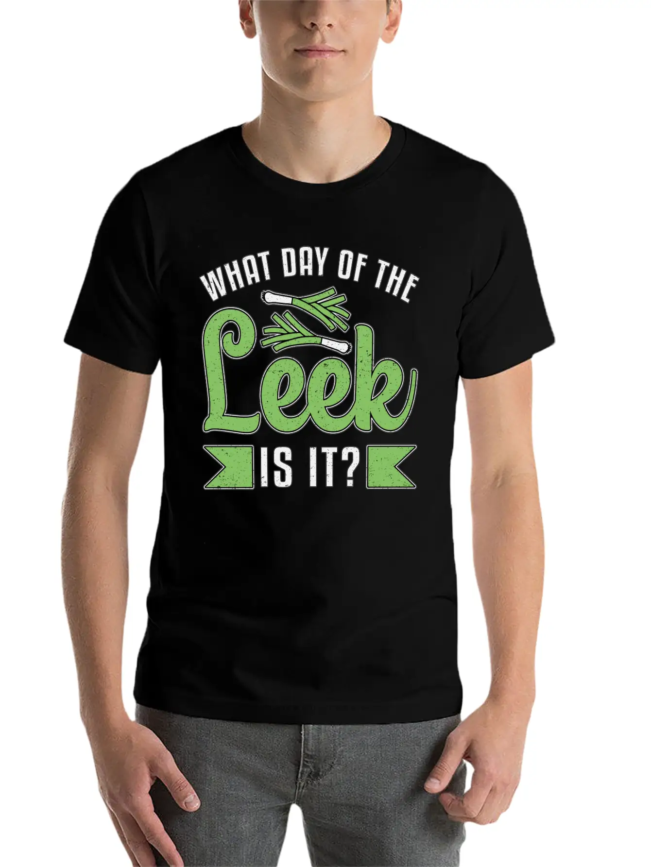 Gardening What Day Of The Leek Gardener Garden Unisex Casual T-Shirt – Clean Design For Daily Comfort