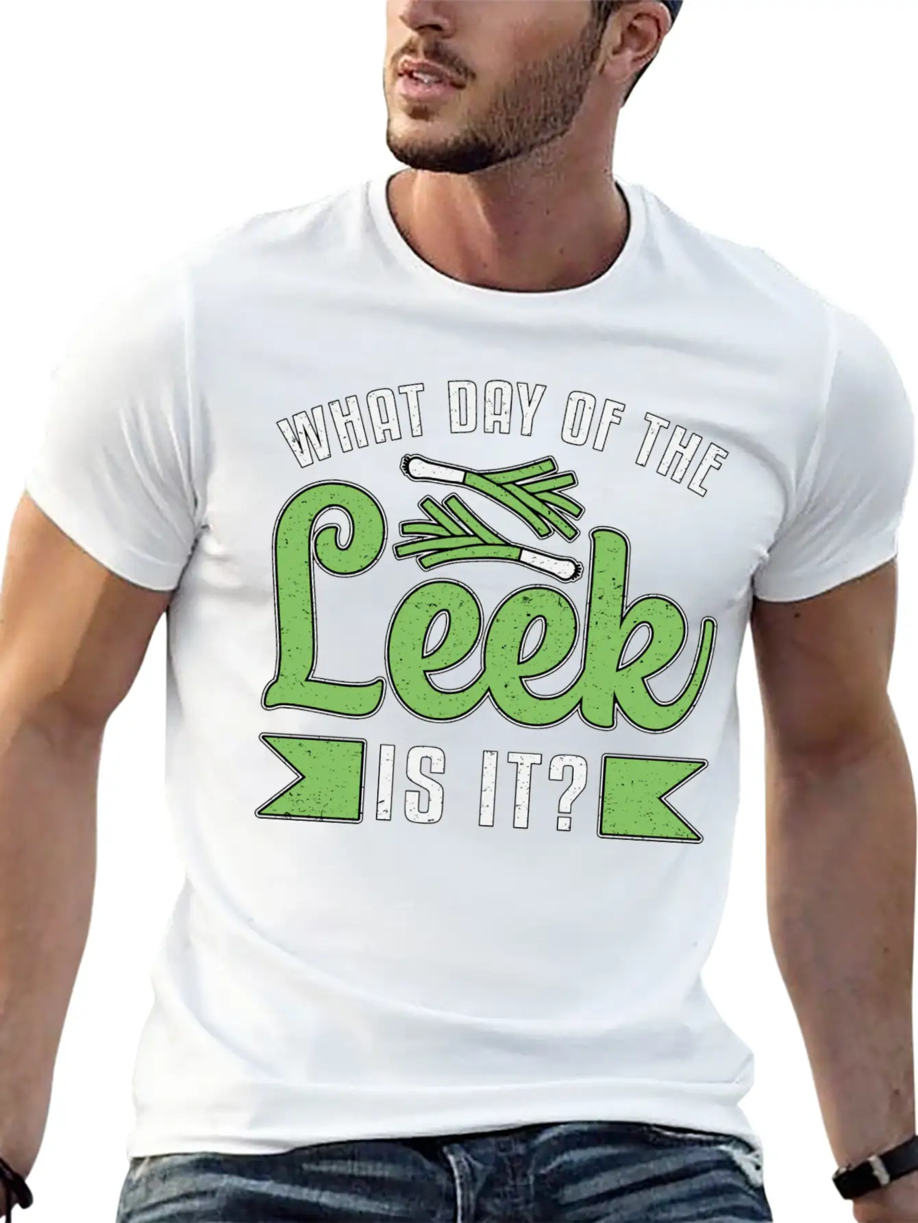 Gardening What Day Of The Leek Gardener Garden Unisex Casual T-Shirt – Clean Design For Daily Comfort