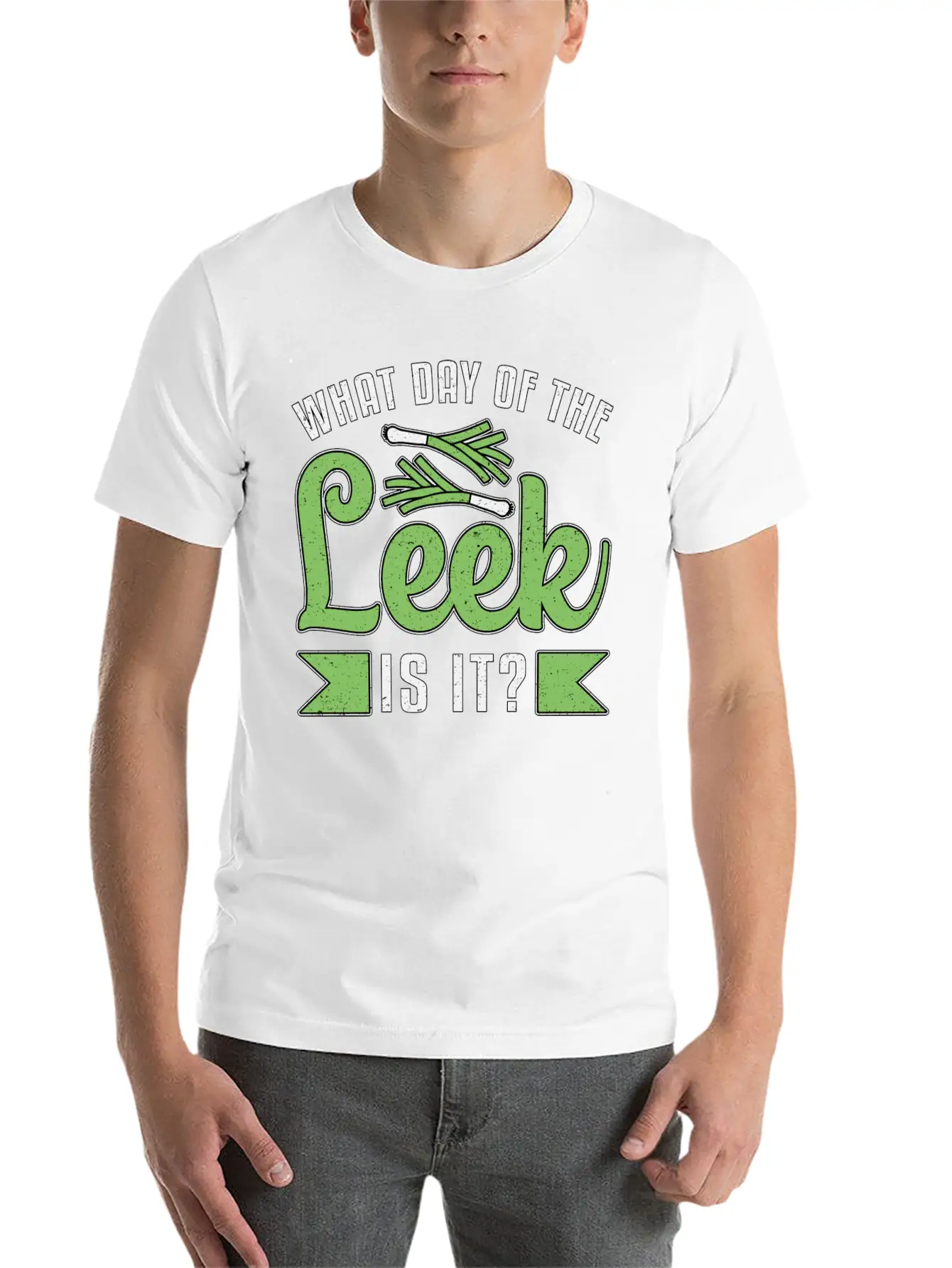 Gardening What Day Of The Leek Gardener Garden Unisex Casual T-Shirt – Clean Design For Daily Comfort