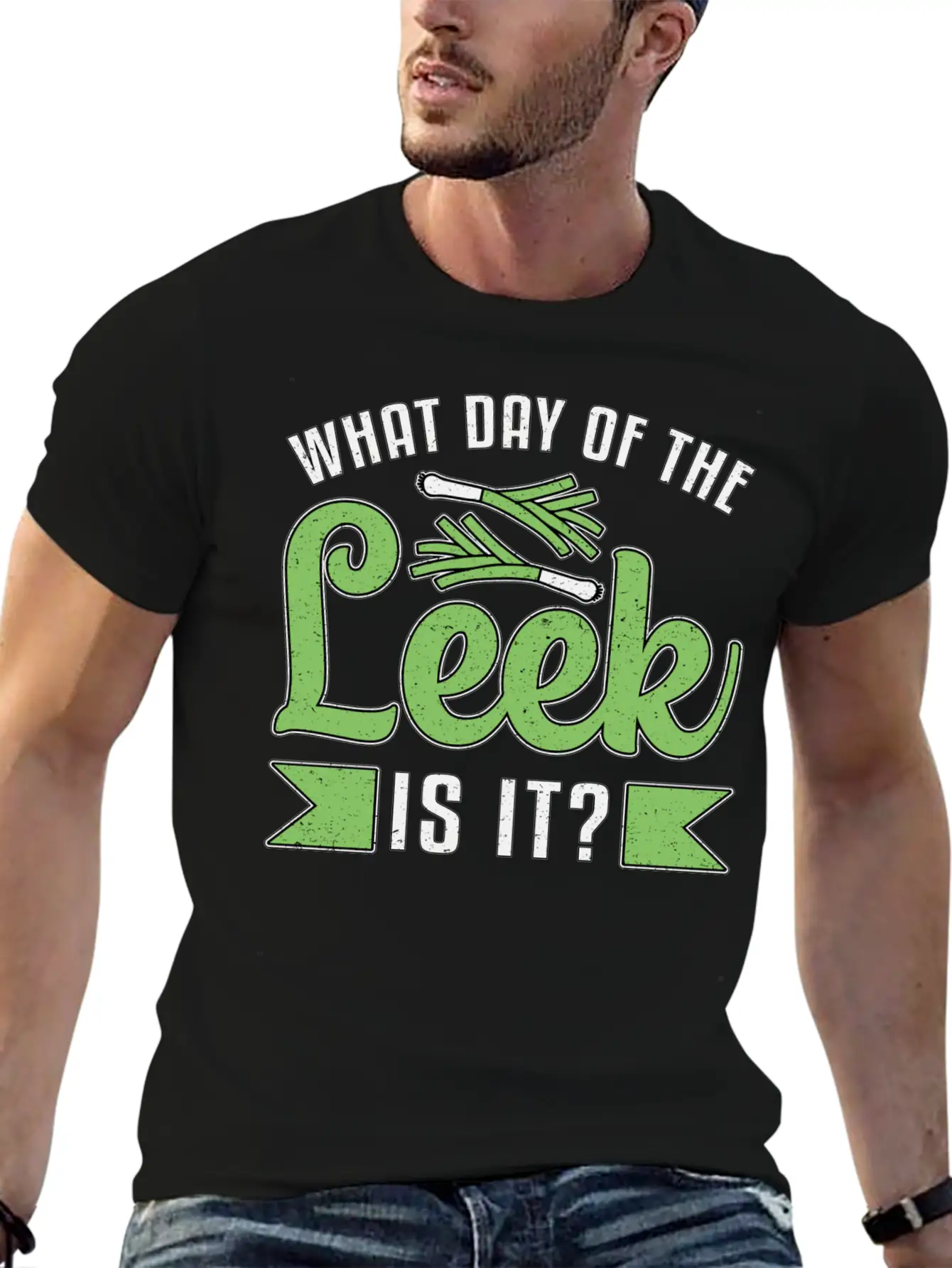 Gardening What Day Of The Leek Gardener Garden Unisex Casual T-Shirt – Clean Design For Daily Comfort