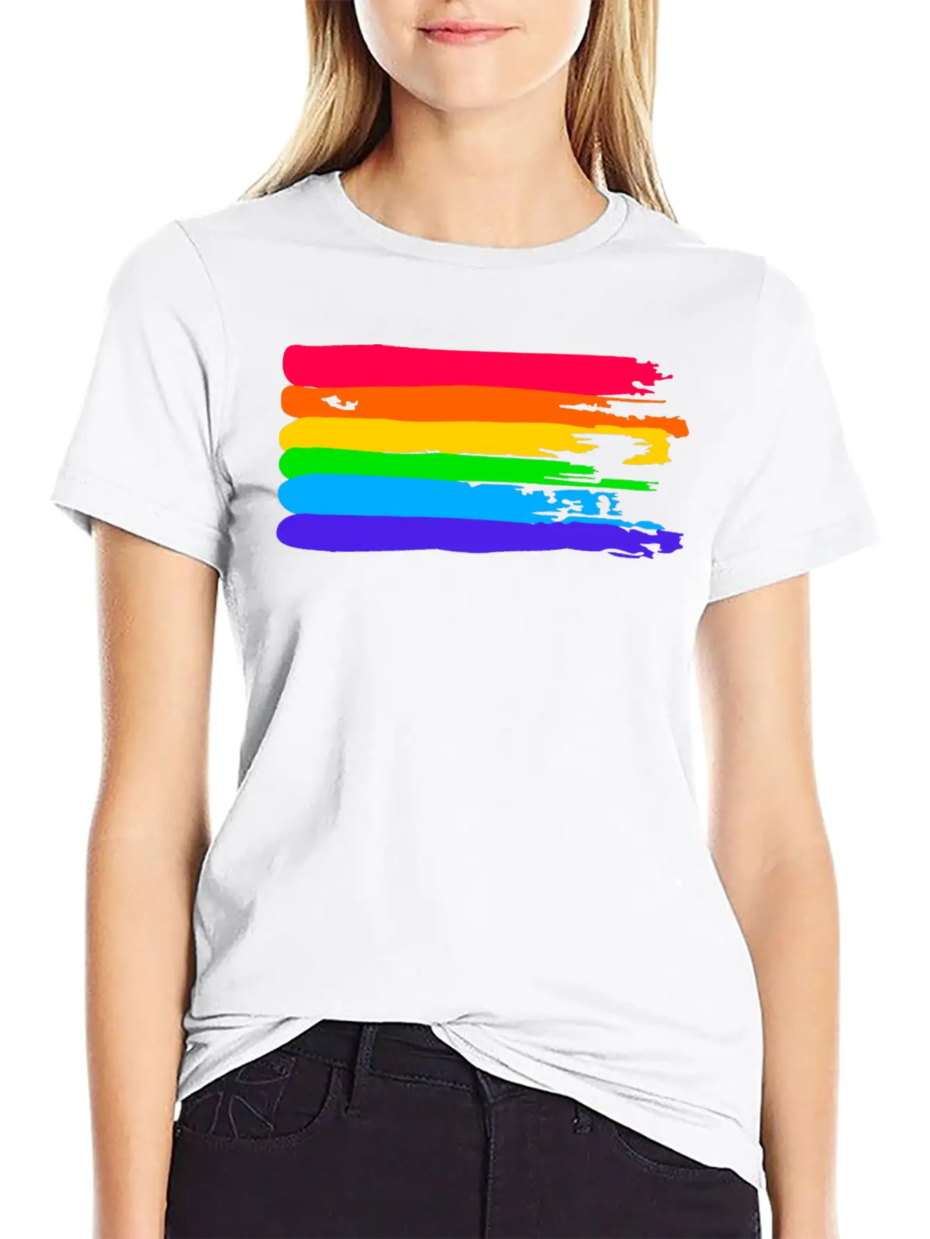 Gay Pride Flag Stylish Everyday T-Shirt – Unisex Basic Cotton Tee
