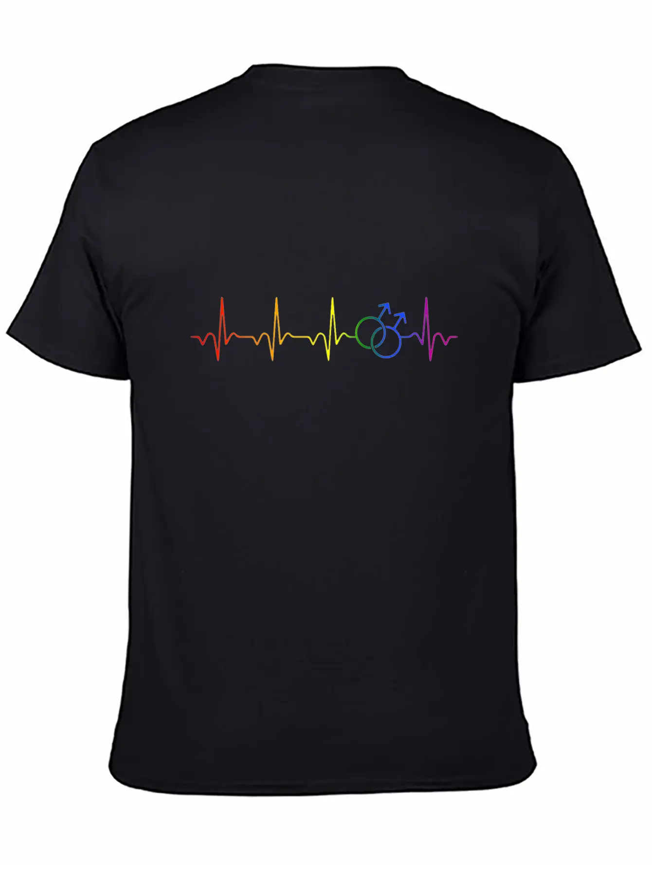 Gay Pride Rainbow. Unisex Short Sleeve Soft Cotton T-Shirt – Casual Everyday Wear