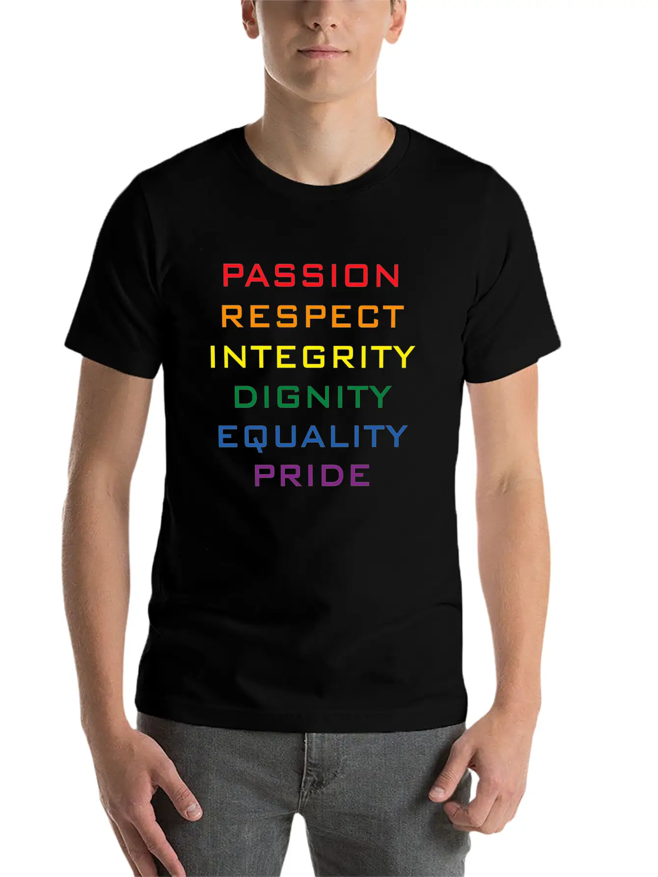 Gay Pride Stylish Everyday T-Shirt – Unisex Basic Cotton Tee