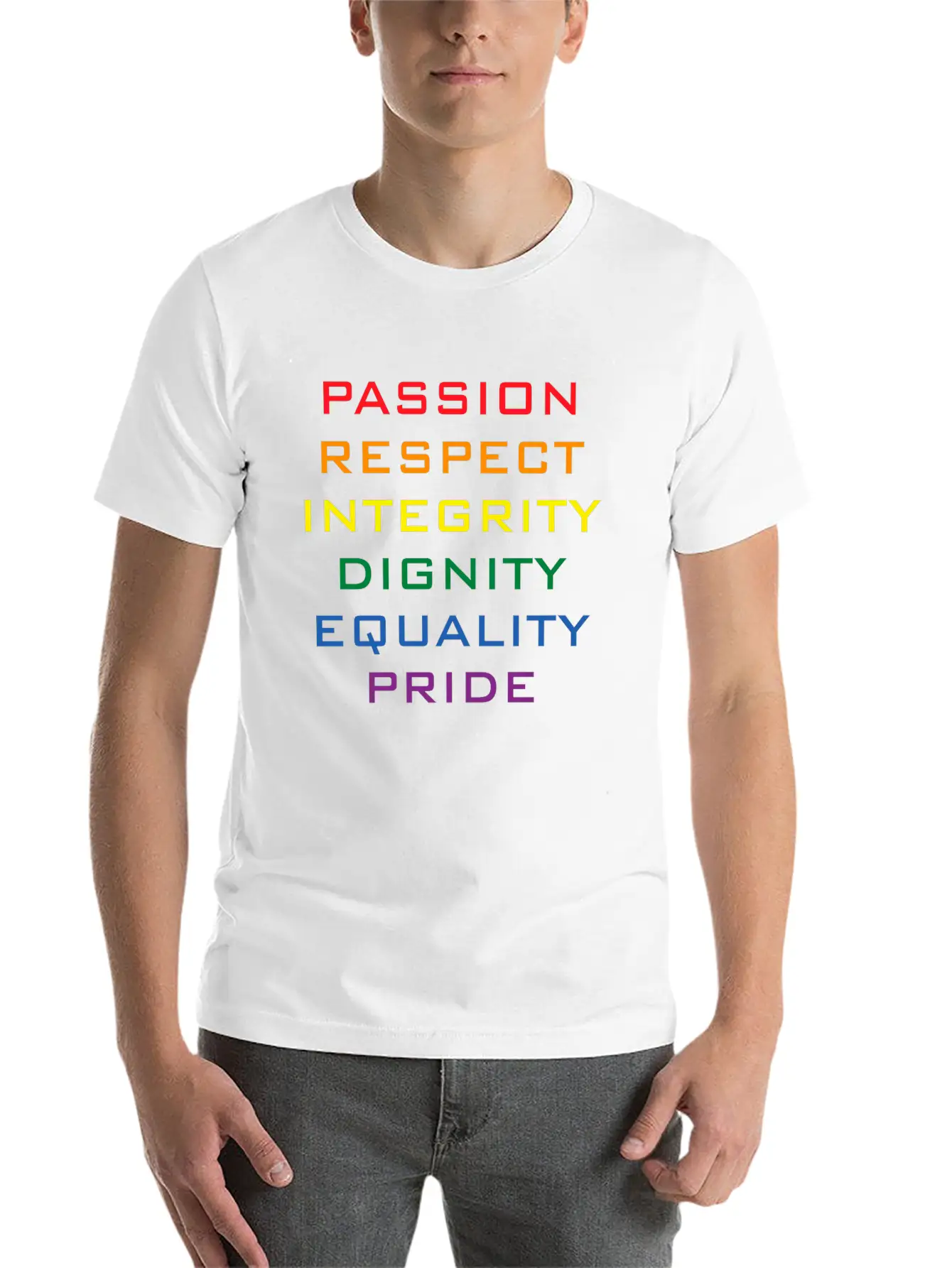 Gay Pride Stylish Everyday T-Shirt – Unisex Basic Cotton Tee