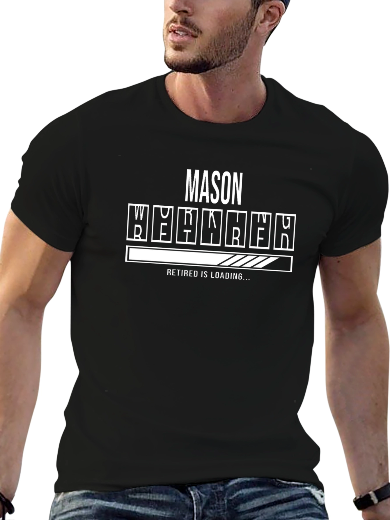 Mason Retired Loading Funny T-Shirt