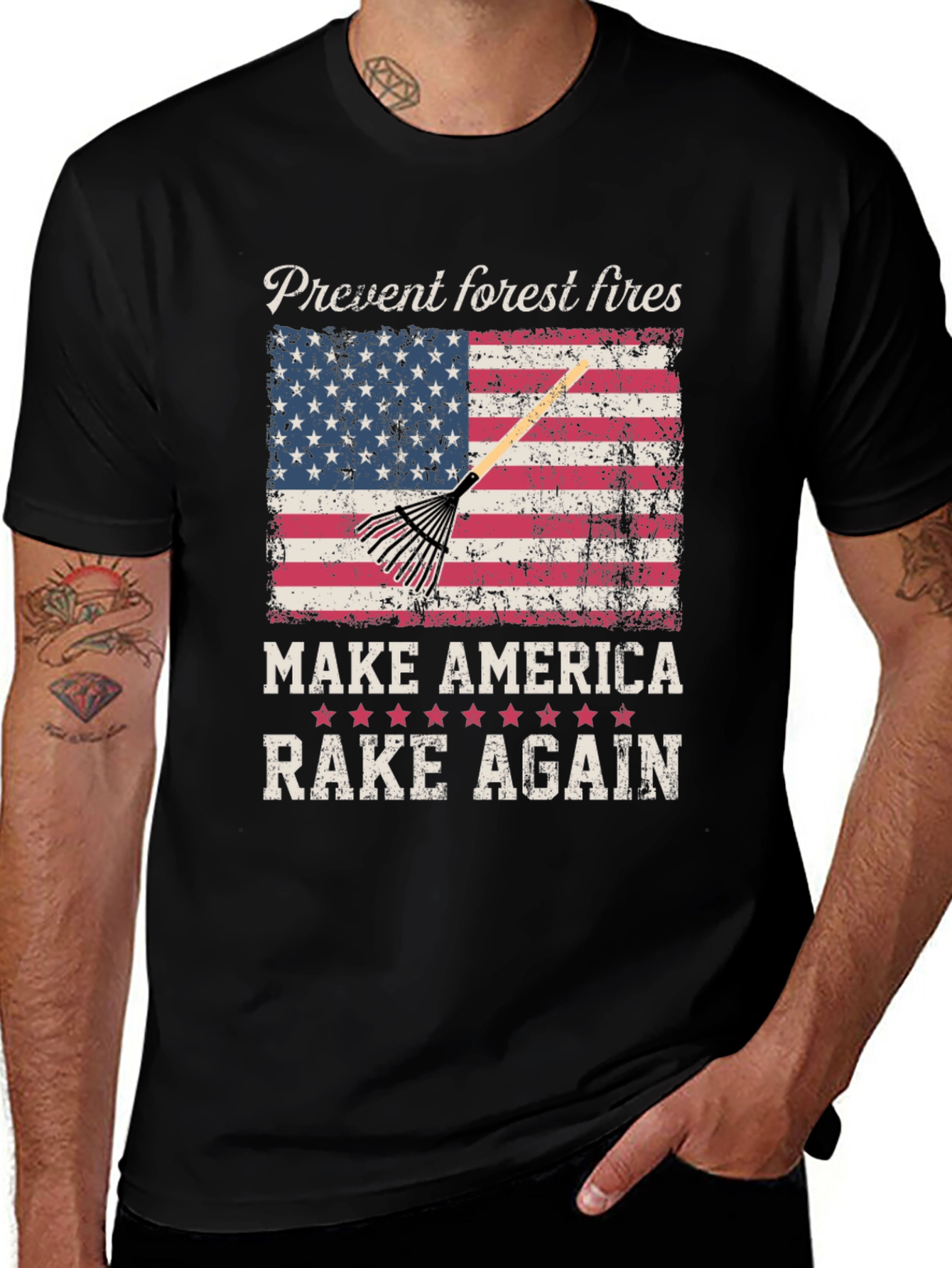 Make America Rake Again Graphic T-Shirt