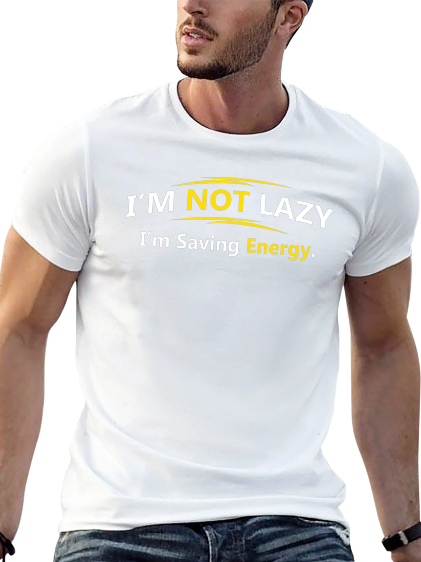 Im Not Lazy Funny Graphic T-Shirt