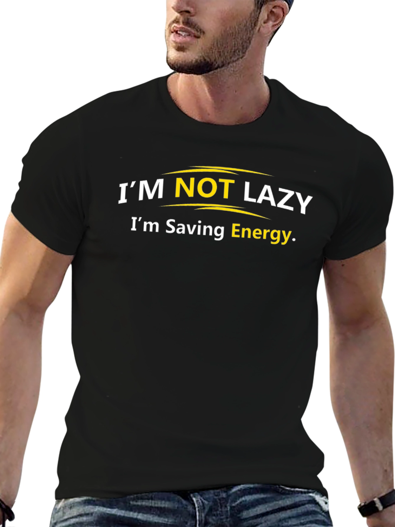 Im Not Lazy Funny Graphic T-Shirt