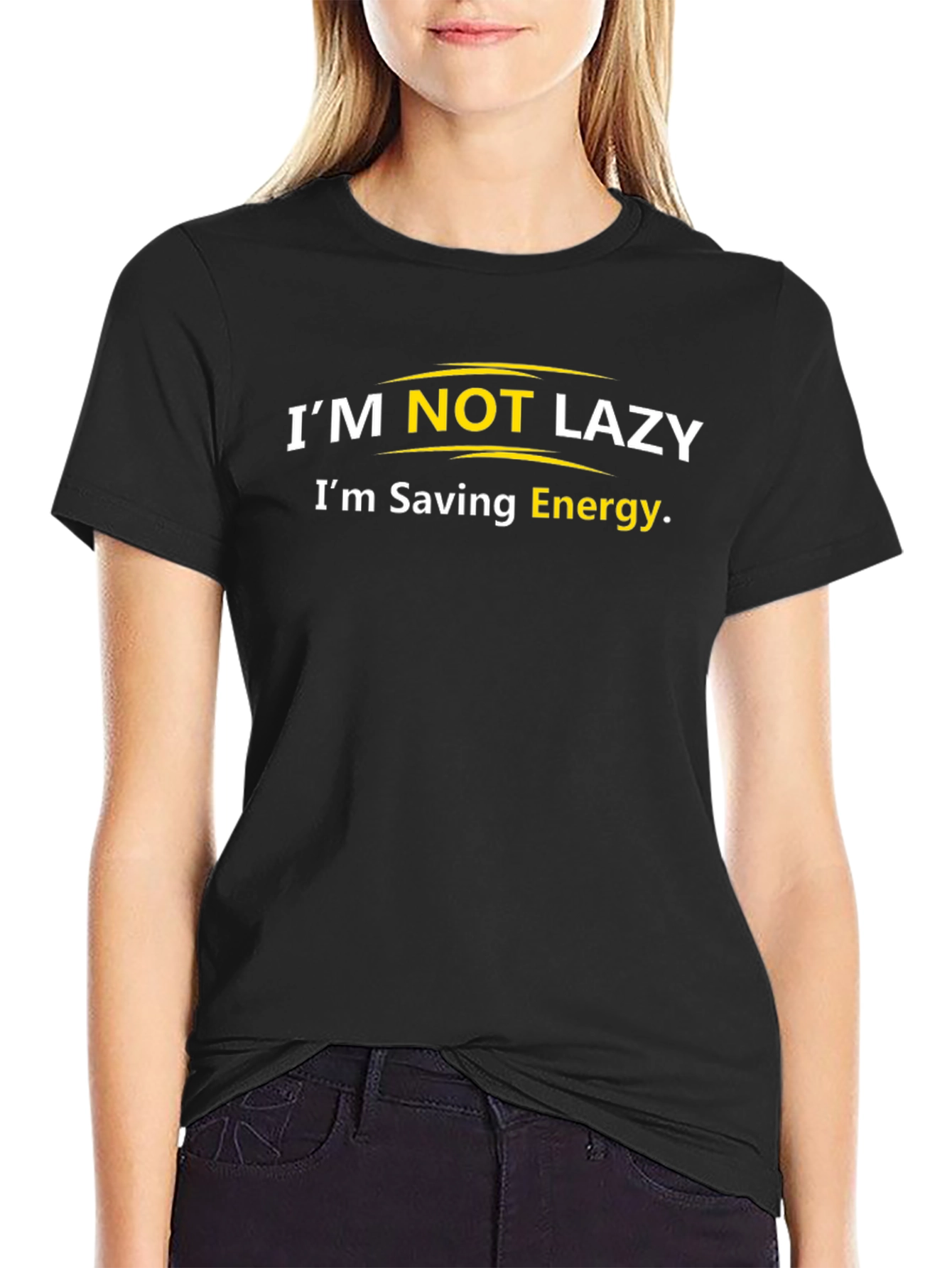 Im Not Lazy Funny Graphic T-Shirt