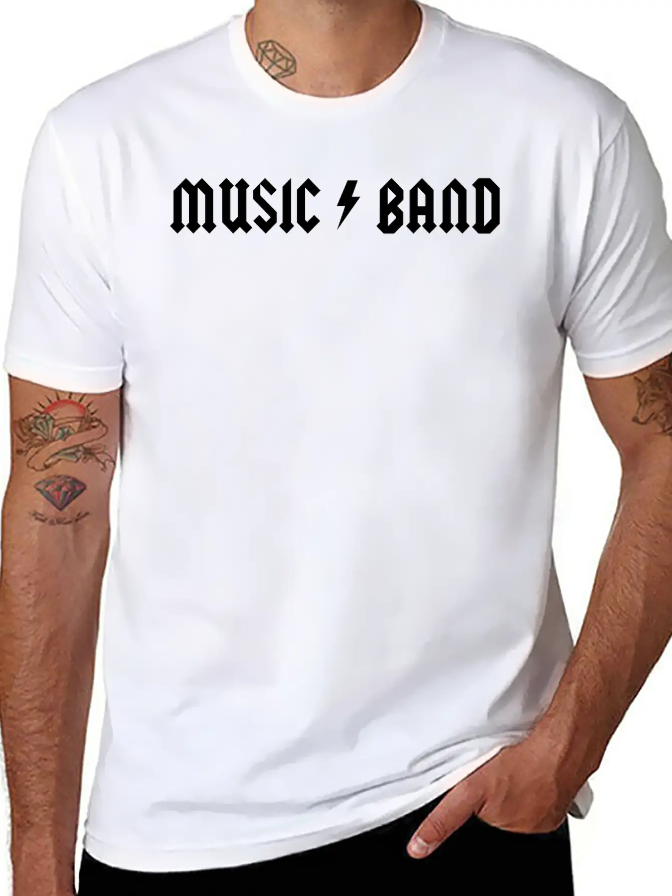 Generic Music Band Stylish Everyday T-Shirt – Unisex Basic Cotton Tee