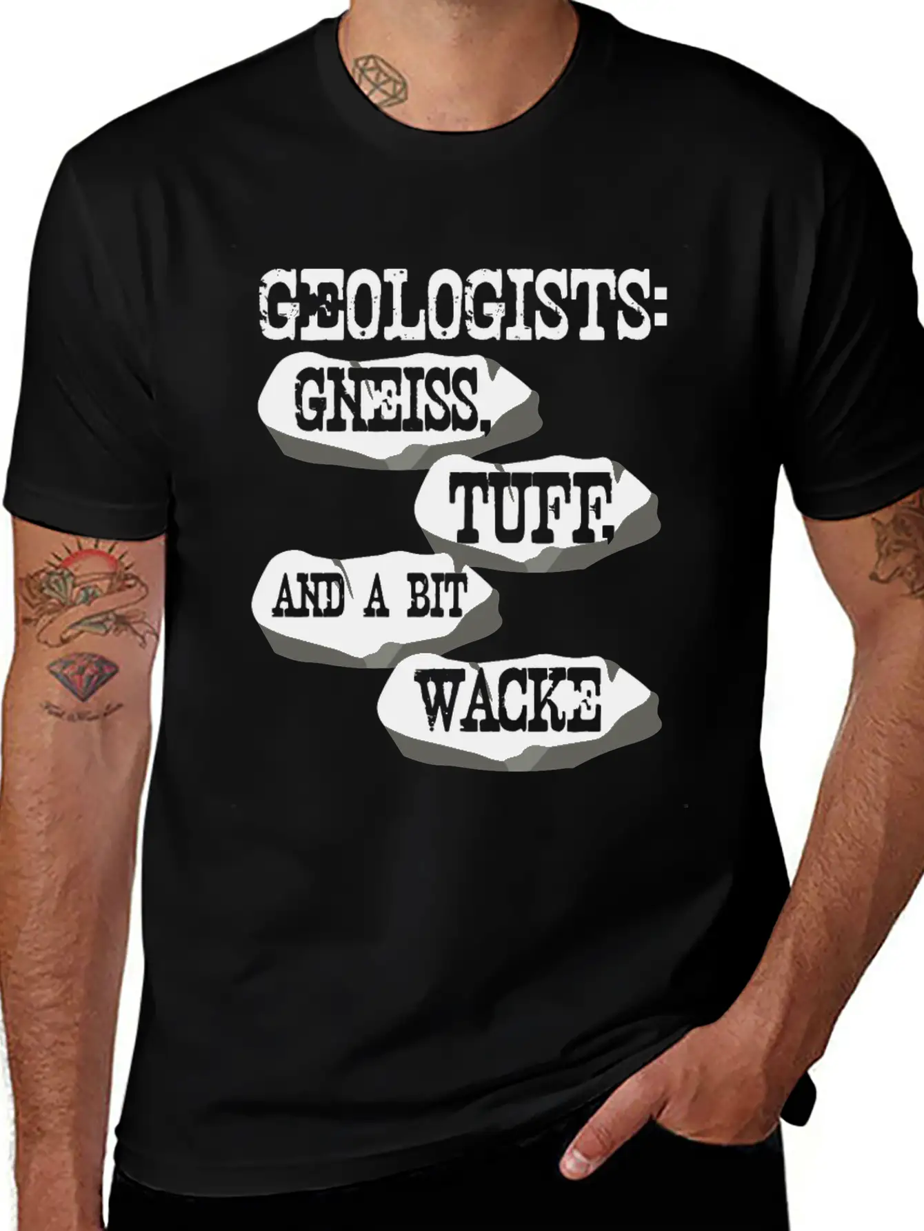 Geologist Geology Science Geologists Stones Timeless Short Sleeve Tee – Comfy And Minimalist Design