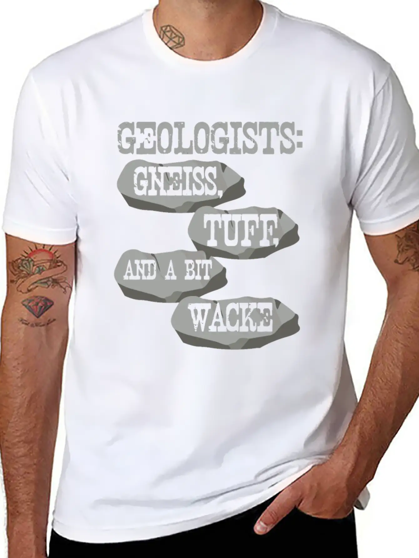 Geologist Geology Science Geologists Stones Timeless Short Sleeve Tee – Comfy And Minimalist Design