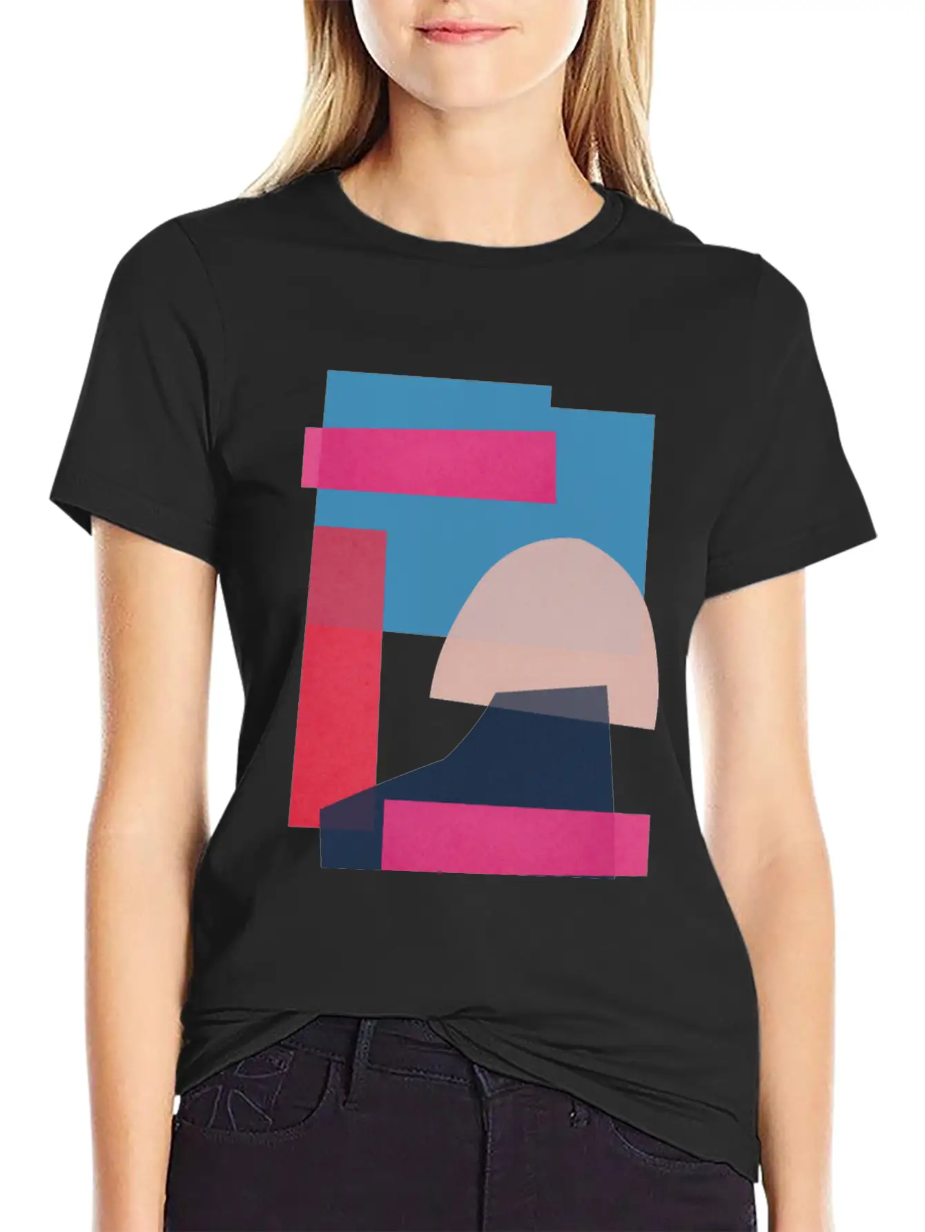 Geometric Collage 11 Stylish Everyday T-Shirt – Unisex Basic Cotton Tee