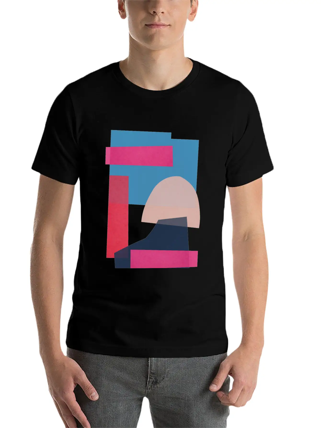 Geometric Collage 11 Stylish Everyday T-Shirt – Unisex Basic Cotton Tee