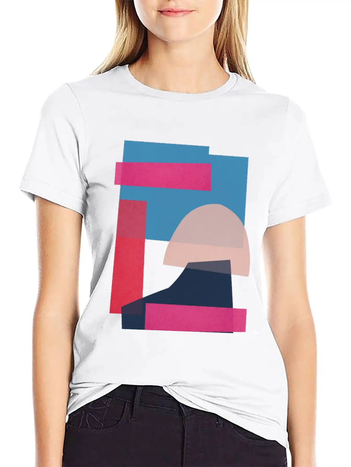Geometric Collage 11 Stylish Everyday T-Shirt – Unisex Basic Cotton Tee