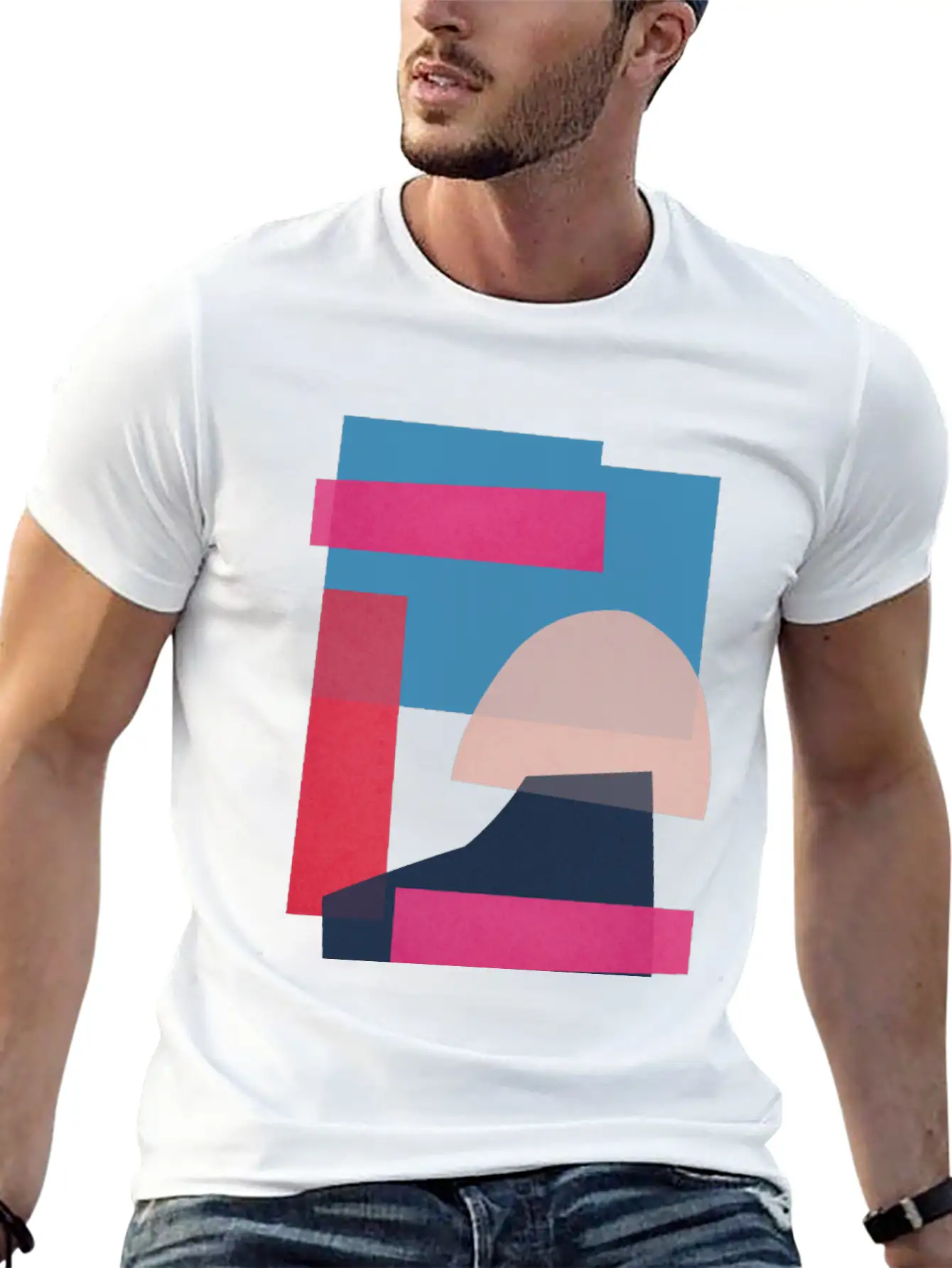 Geometric Collage 11 Stylish Everyday T-Shirt – Unisex Basic Cotton Tee