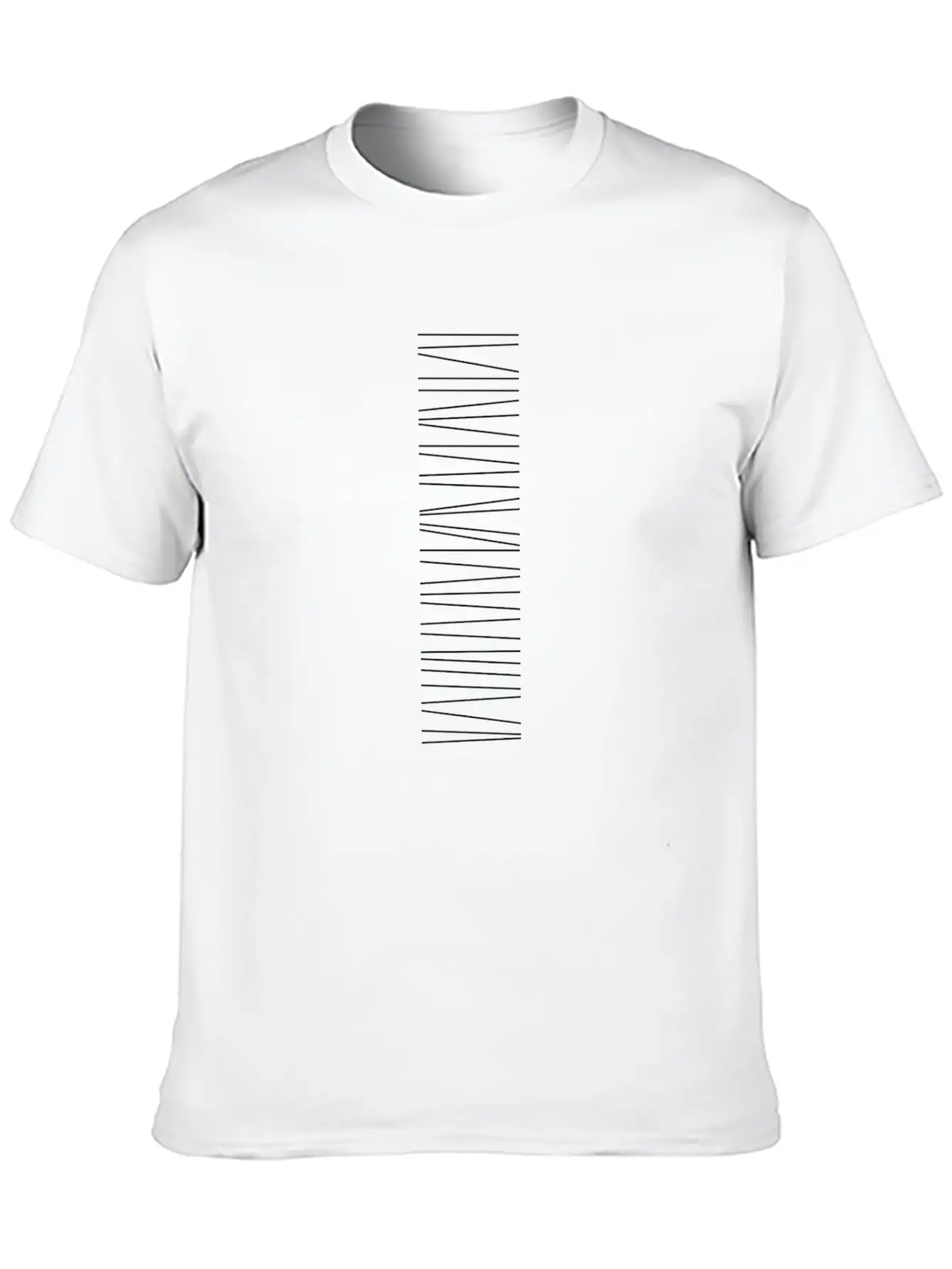 Geometric Lines Basic Graphic T-Shirt – Daily Comfort In Soft Cotton