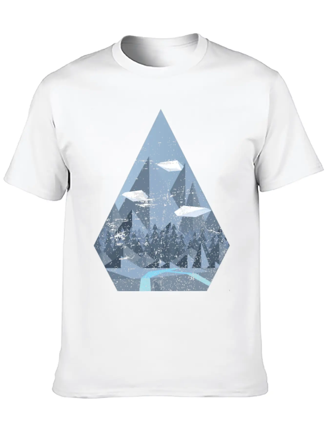 Geometric Nature Basic Graphic T-Shirt – Daily Comfort In Soft Cotton