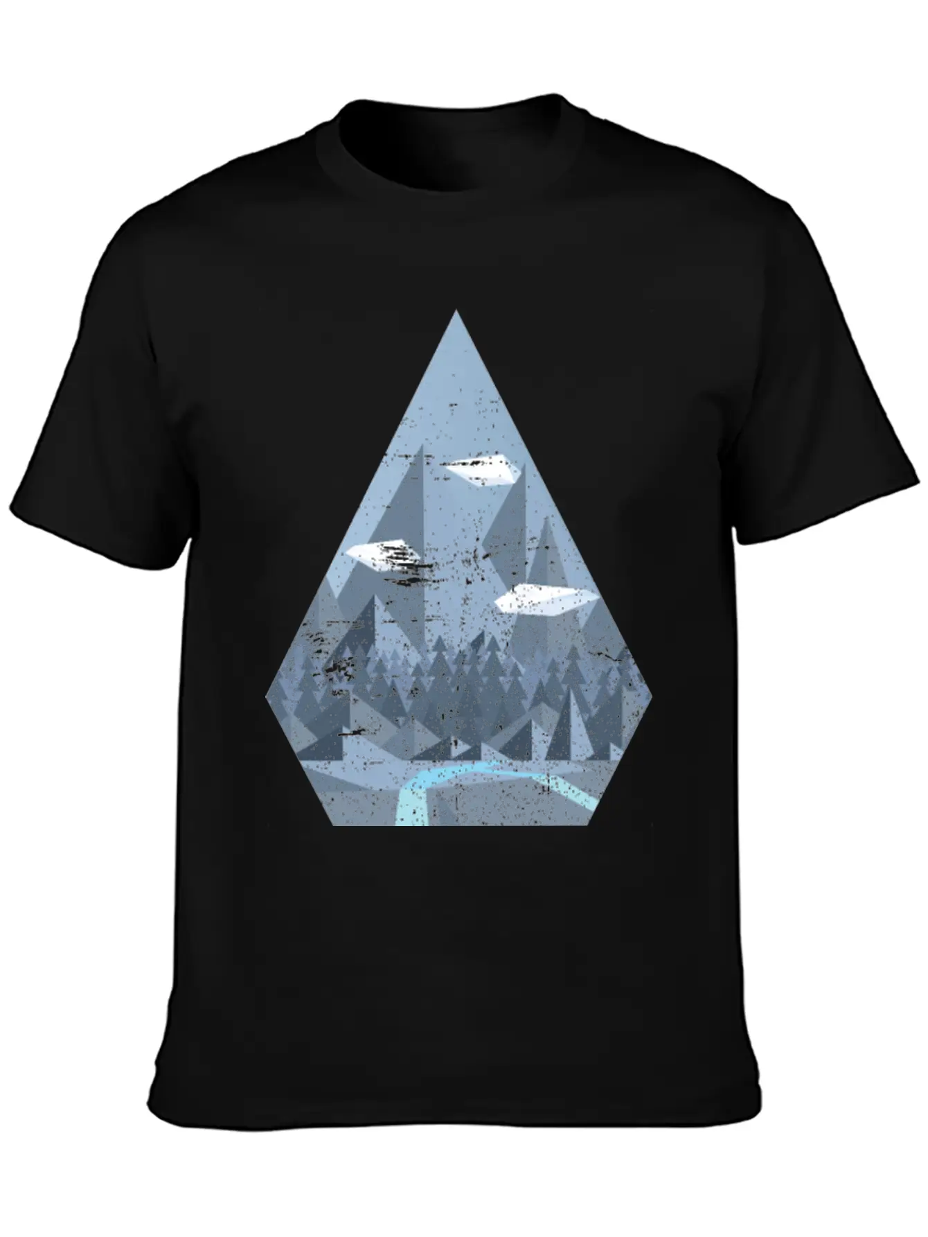 Geometric Nature Basic Graphic T-Shirt – Daily Comfort In Soft Cotton