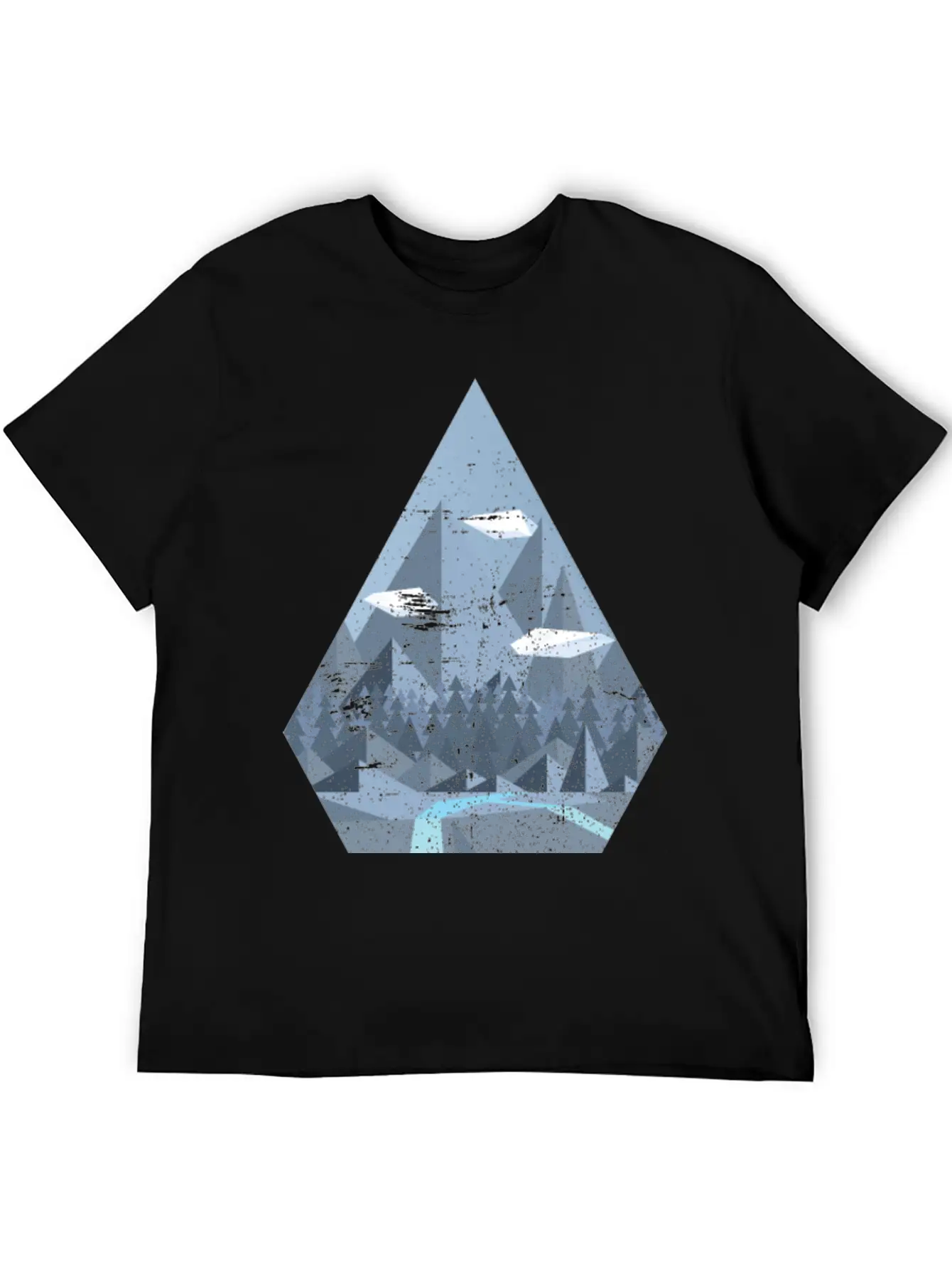Geometric Nature Basic Graphic T-Shirt – Daily Comfort In Soft Cotton