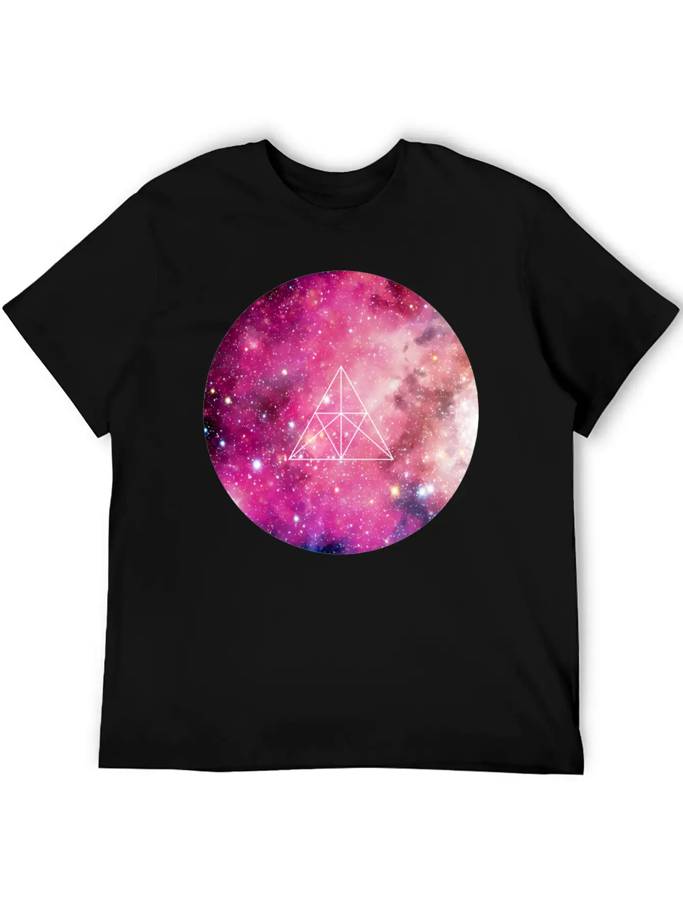 Geometric Space Solar Basic Graphic T-Shirt – Daily Comfort In Soft Cotton