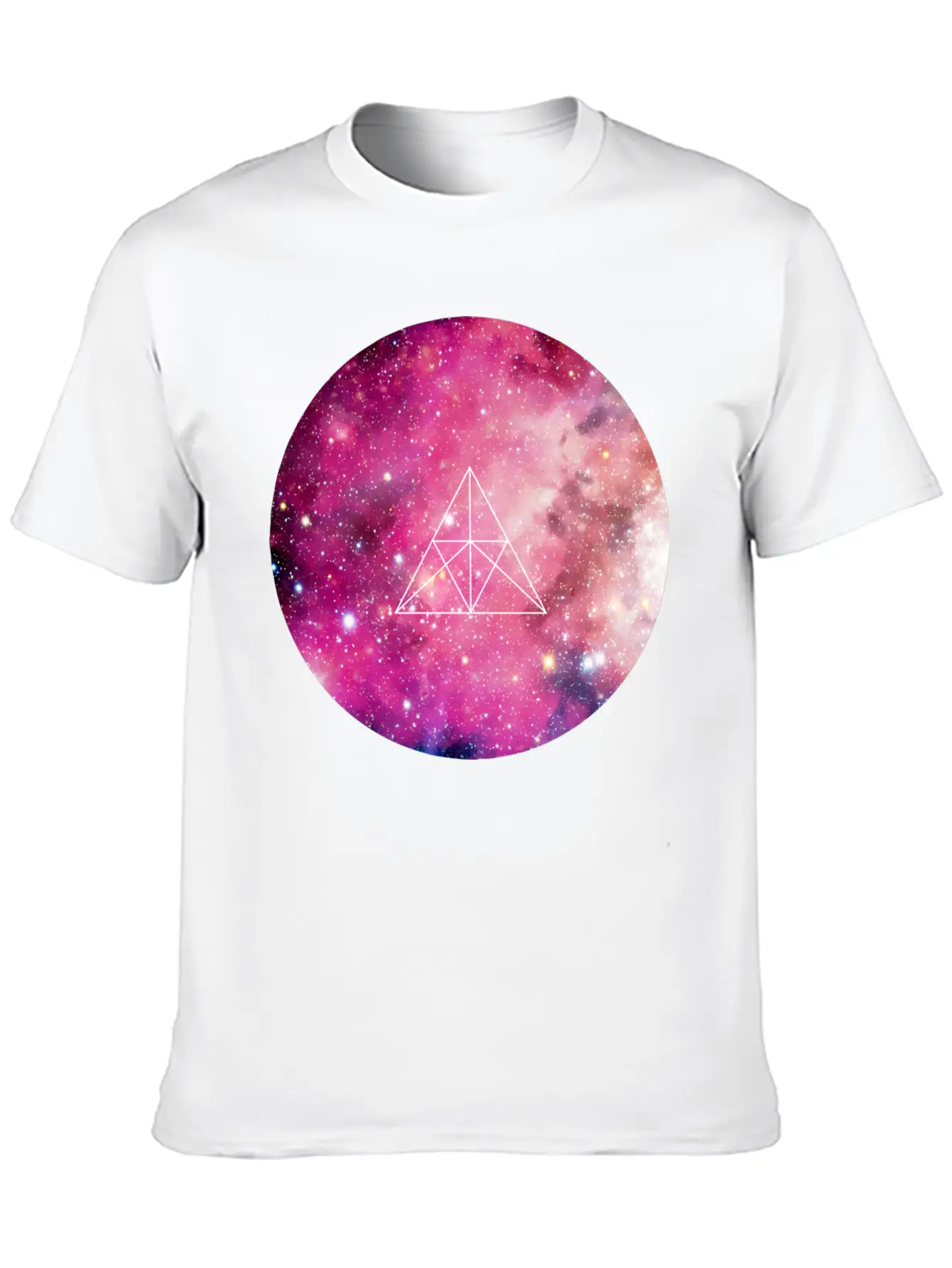 Geometric Space Solar Basic Graphic T-Shirt – Daily Comfort In Soft Cotton