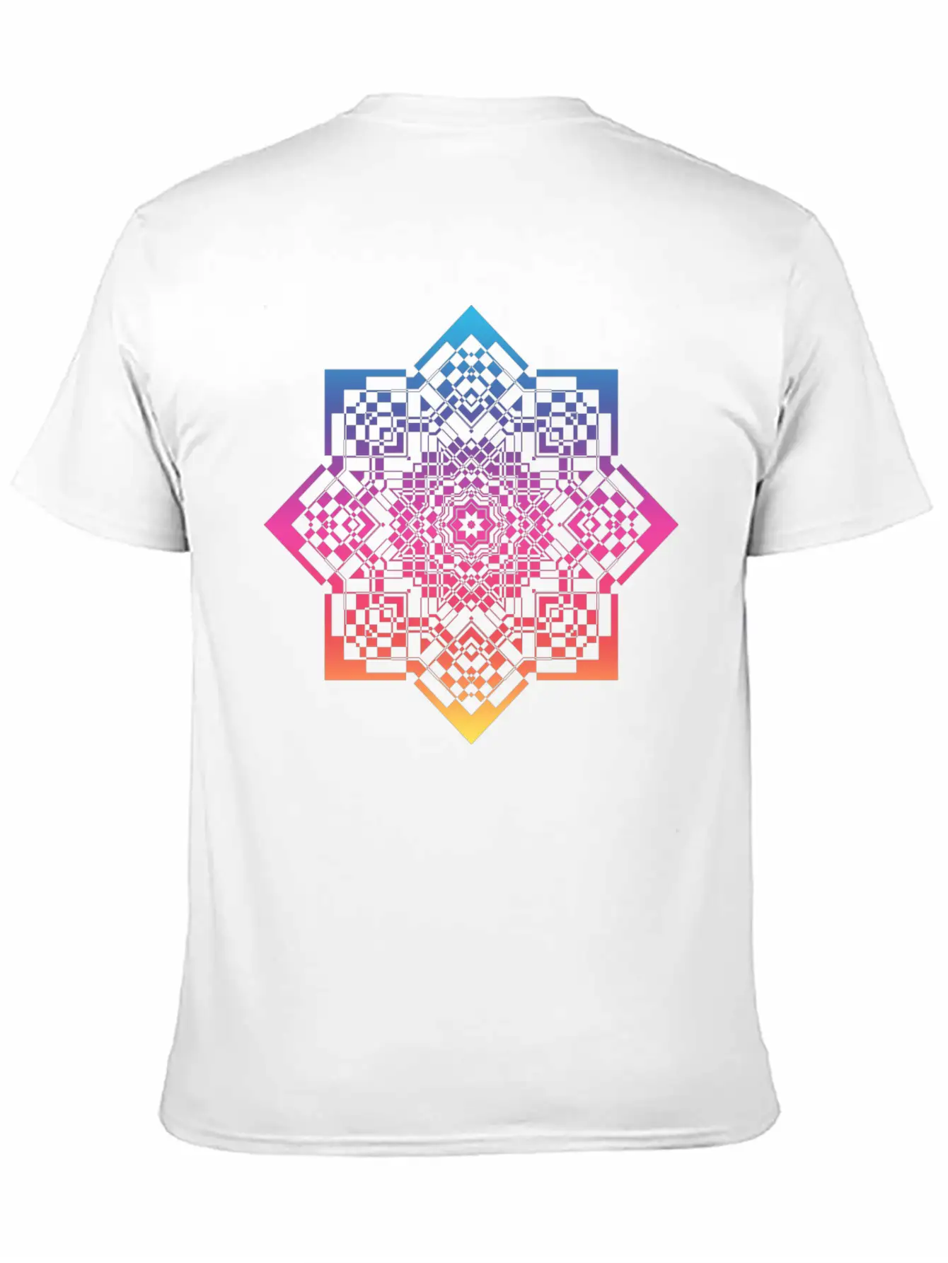 Geometrical Mandala Timeless Short Sleeve Tee – Comfy And Minimalist Design