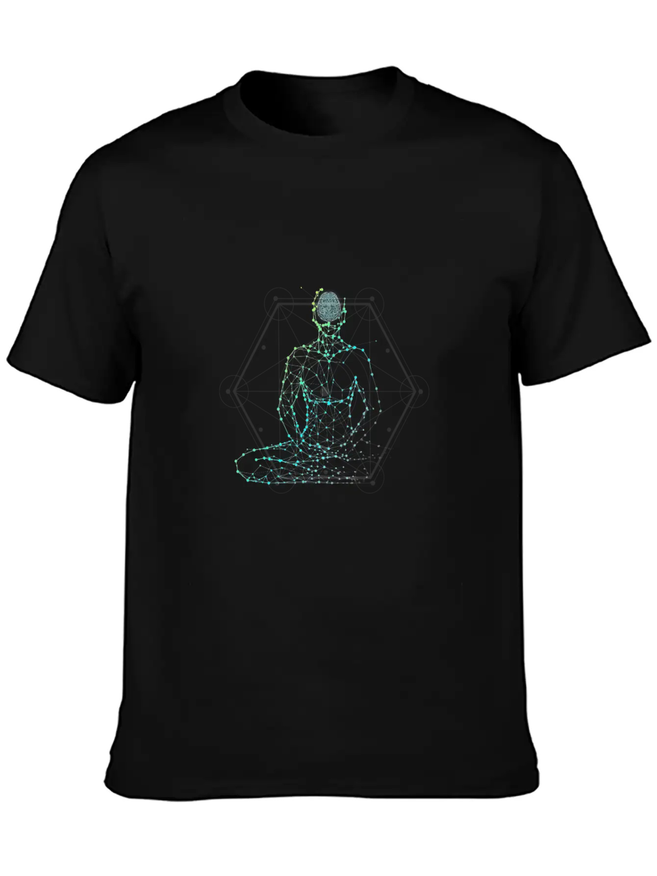 Geometry Of Mind Stylish Everyday T-Shirt – Unisex Basic Cotton Tee