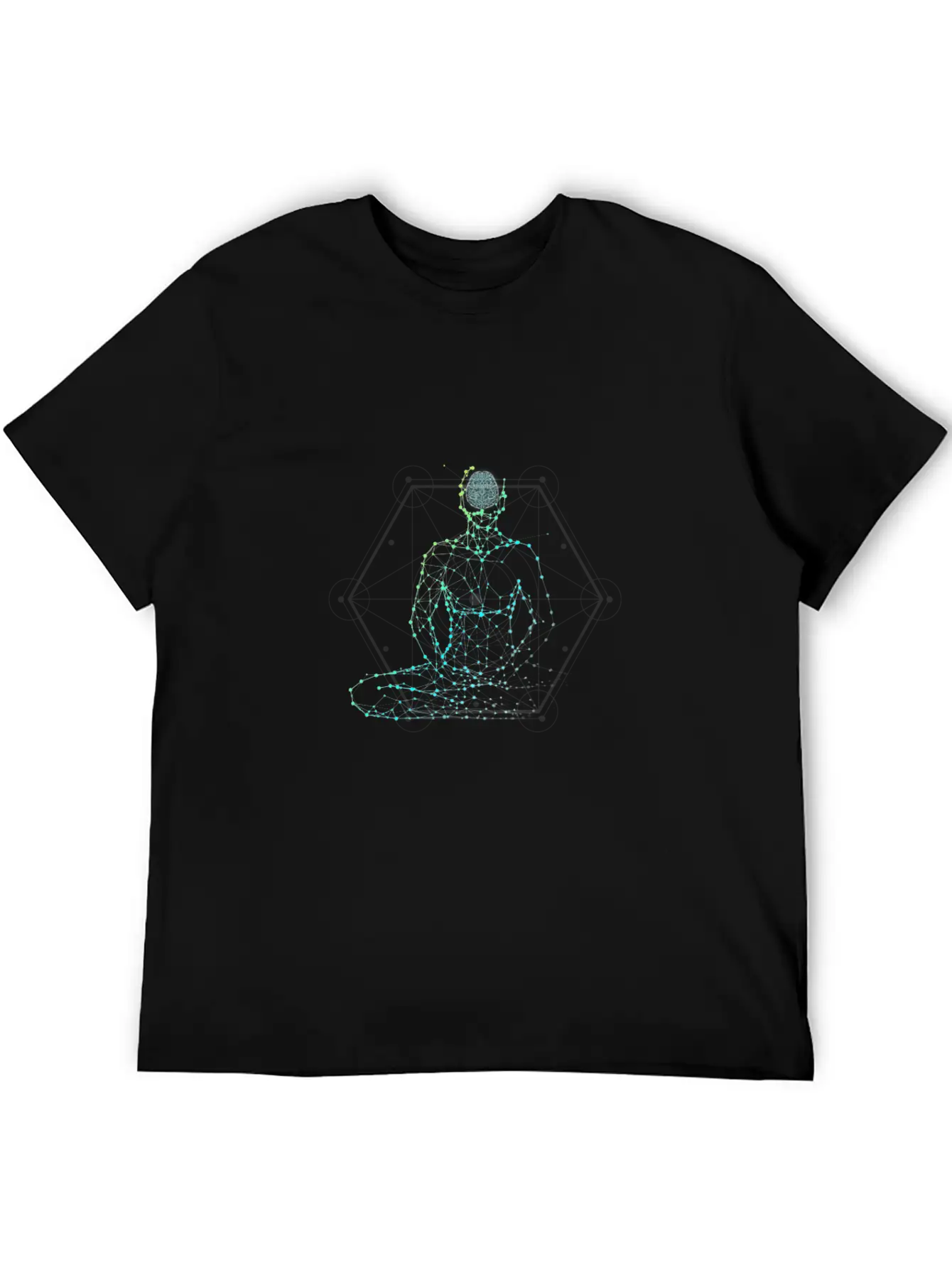 Geometry Of Mind Stylish Everyday T-Shirt – Unisex Basic Cotton Tee