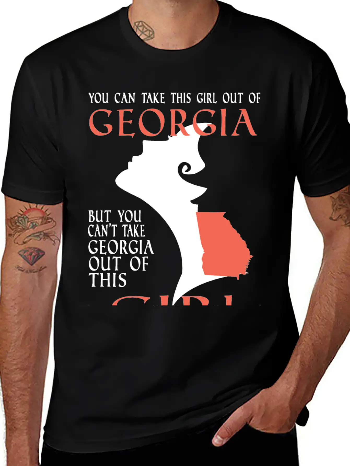 Georgia Unisex Short Sleeve Soft Cotton T-Shirt – Casual Everyday Wear