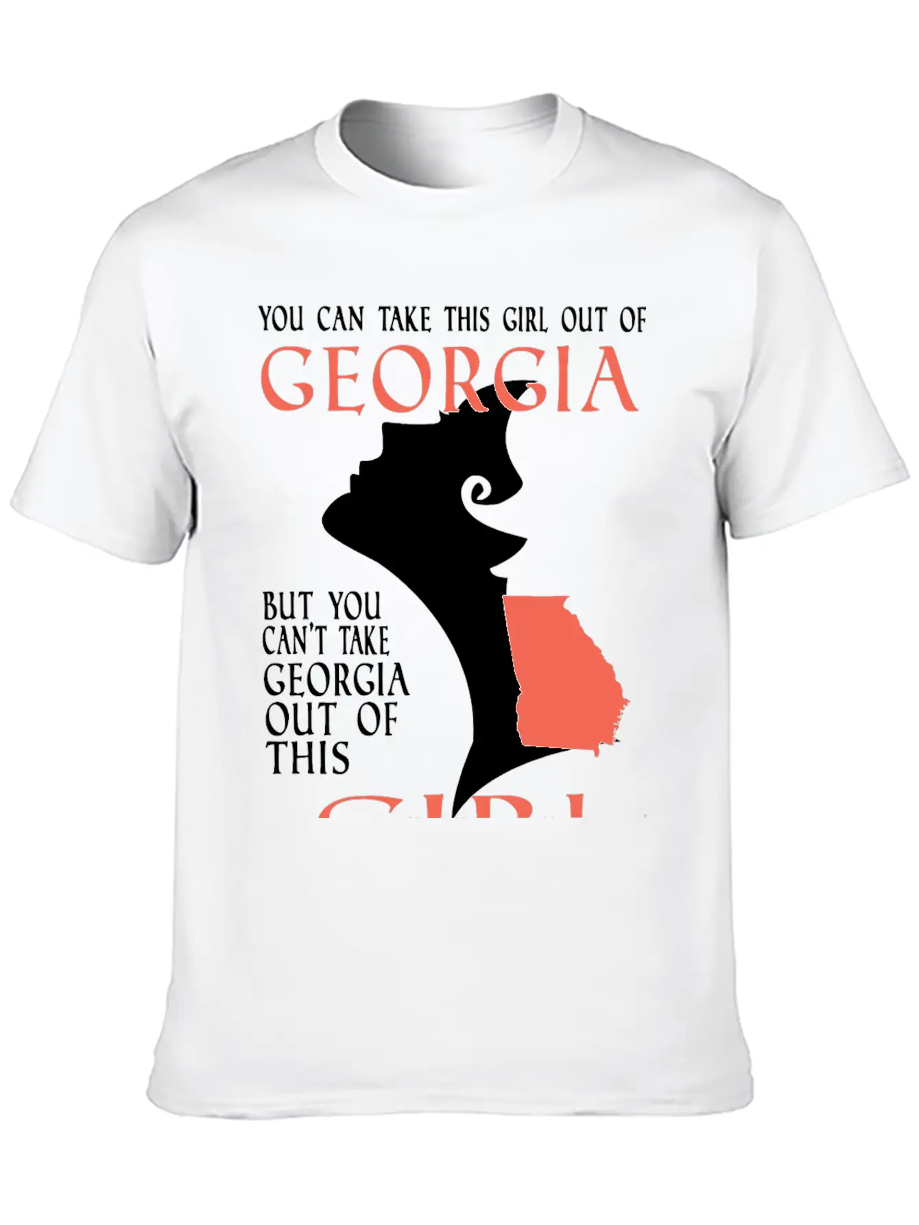 Georgia Unisex Short Sleeve Soft Cotton T-Shirt – Casual Everyday Wear