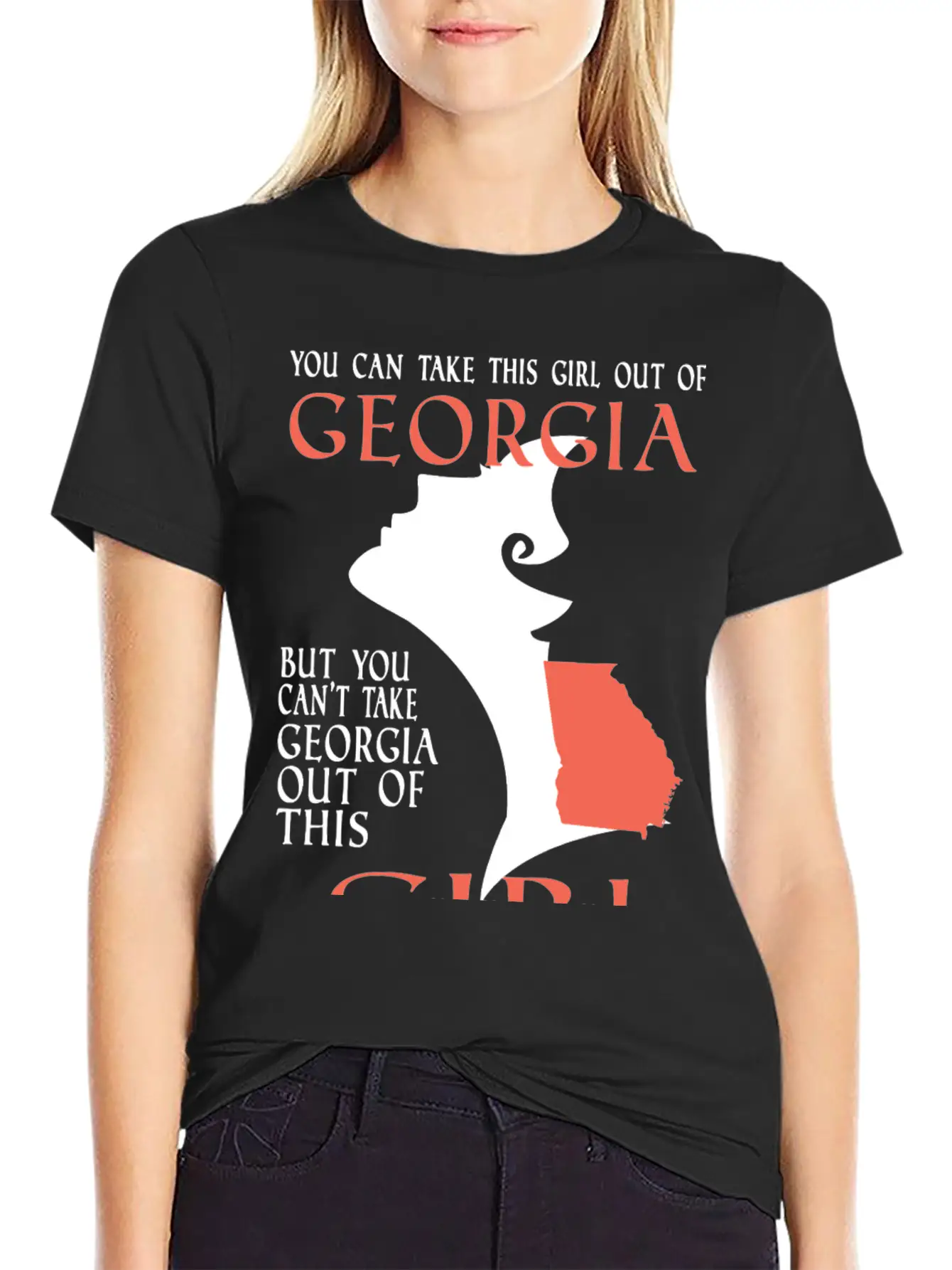 Georgia Unisex Short Sleeve Soft Cotton T-Shirt – Casual Everyday Wear