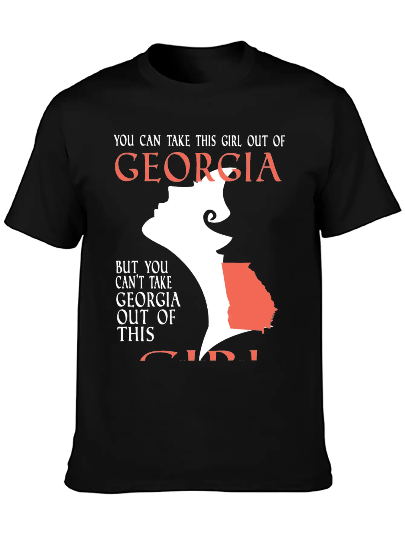 Georgia Unisex Short Sleeve Soft Cotton T-Shirt – Casual Everyday Wear