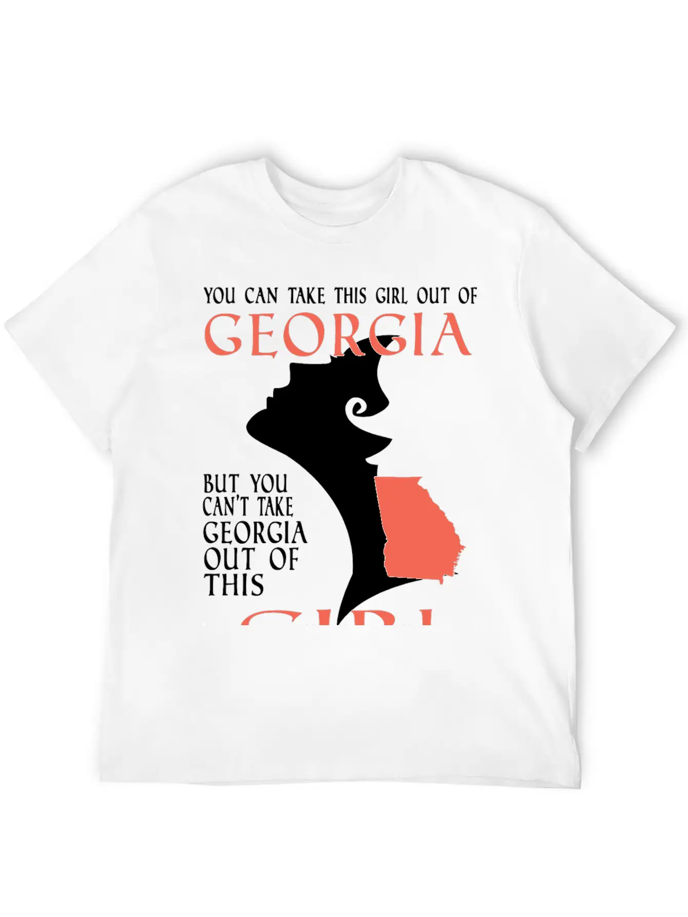 Georgia Unisex Short Sleeve Soft Cotton T-Shirt – Casual Everyday Wear