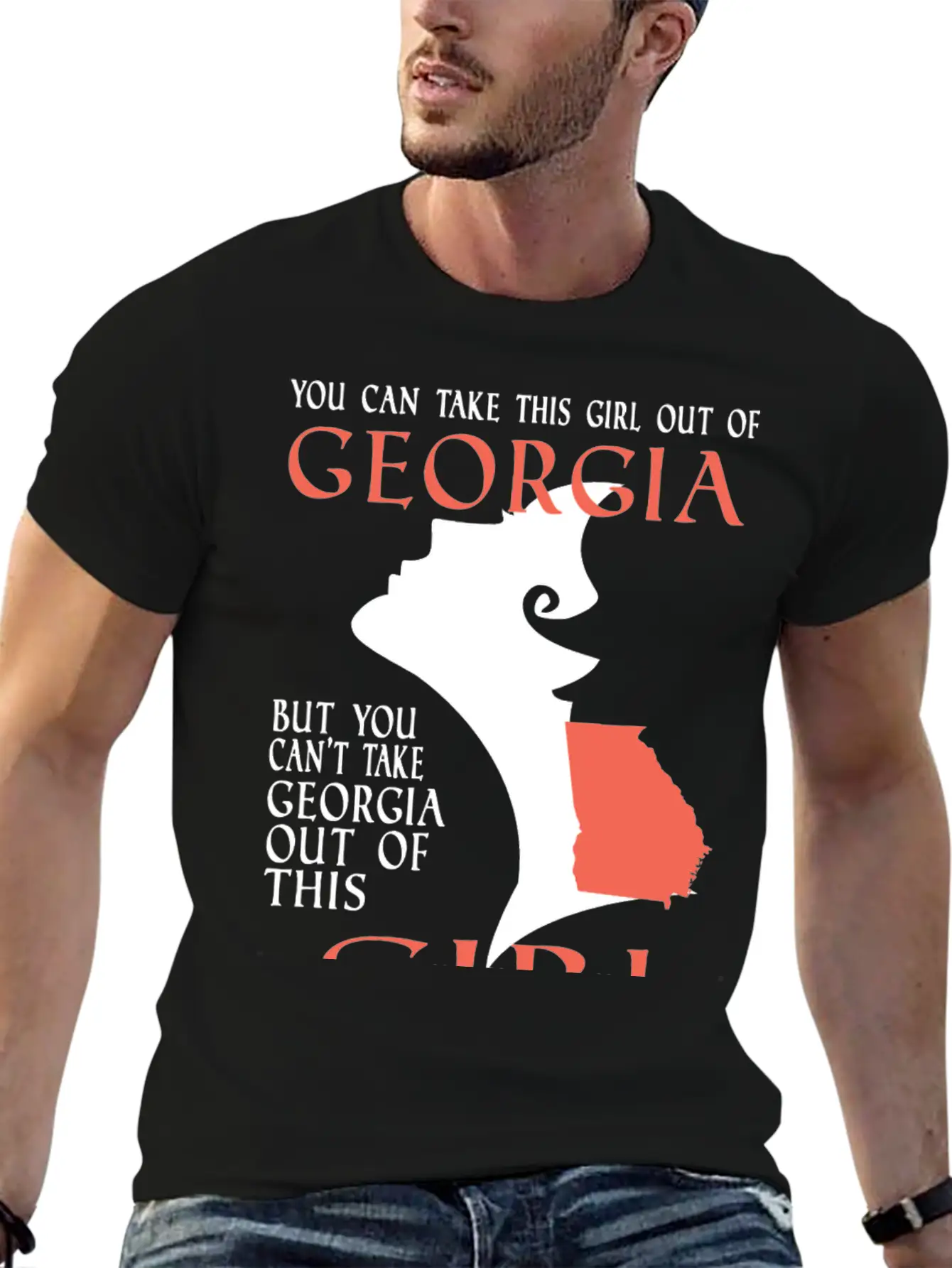 Georgia Unisex Short Sleeve Soft Cotton T-Shirt – Casual Everyday Wear