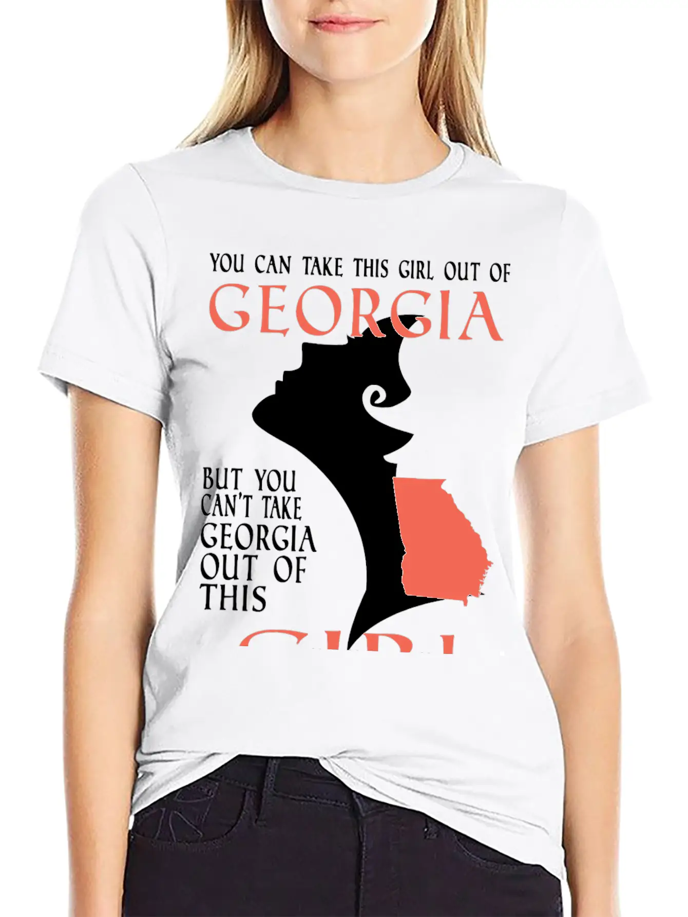 Georgia Unisex Short Sleeve Soft Cotton T-Shirt – Casual Everyday Wear