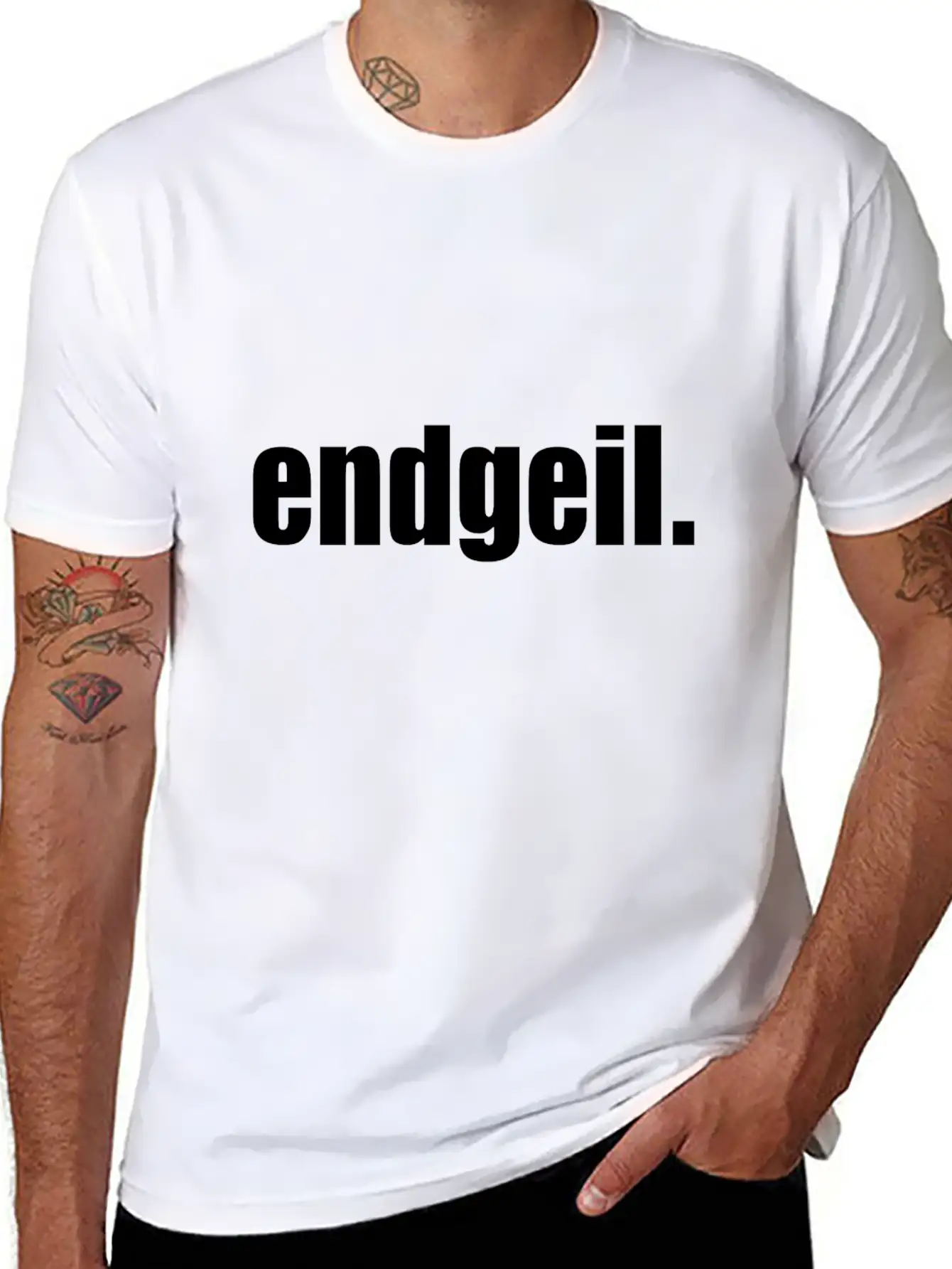 German Amazing - Endgeil - Statement Awesome Unisex Short Sleeve Soft Cotton T-Shirt – Casual Everyday Wear