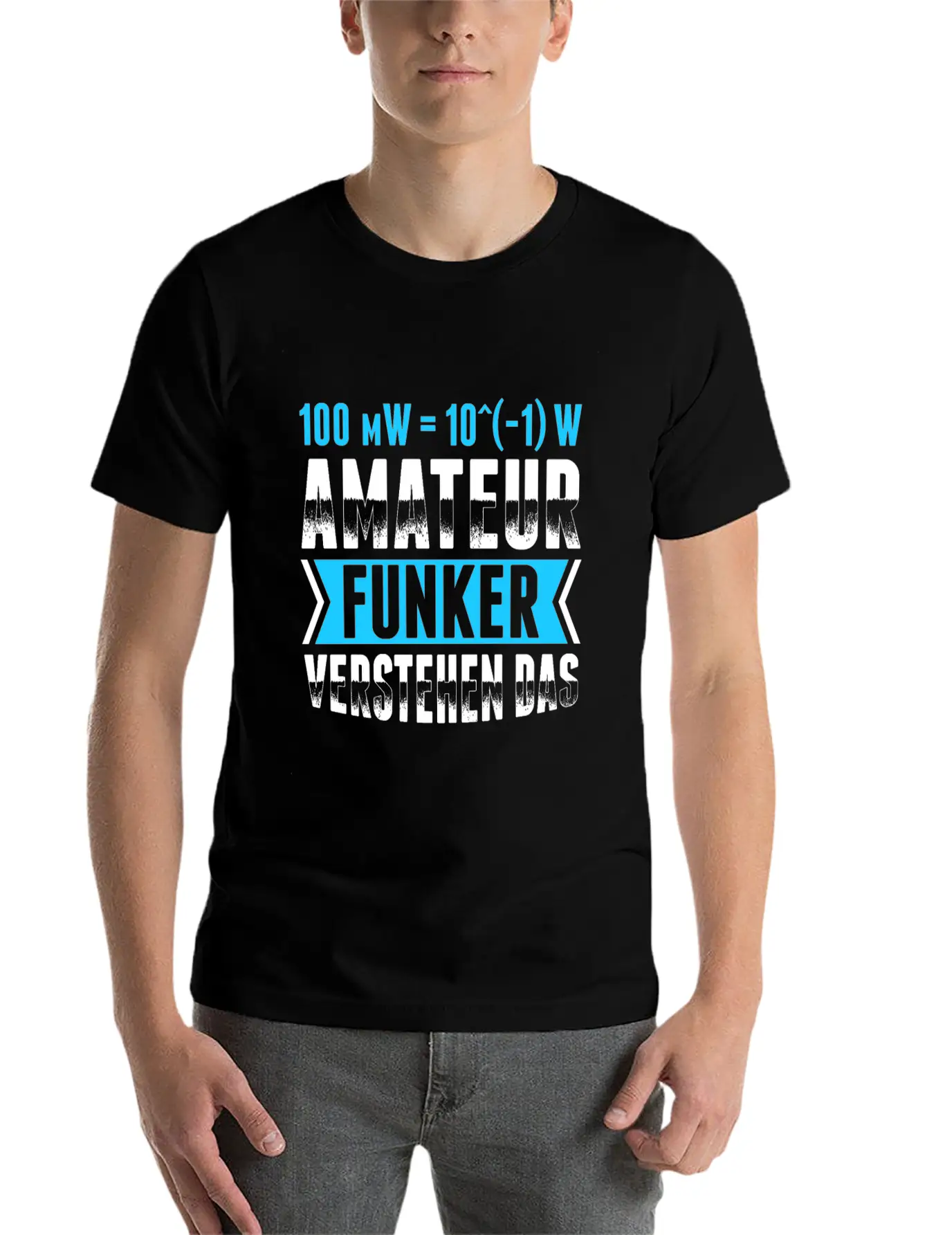 German Radio Operator Amateur Funker Verstehen Unisex Short Sleeve Soft Cotton T-Shirt – Casual Everyday Wear