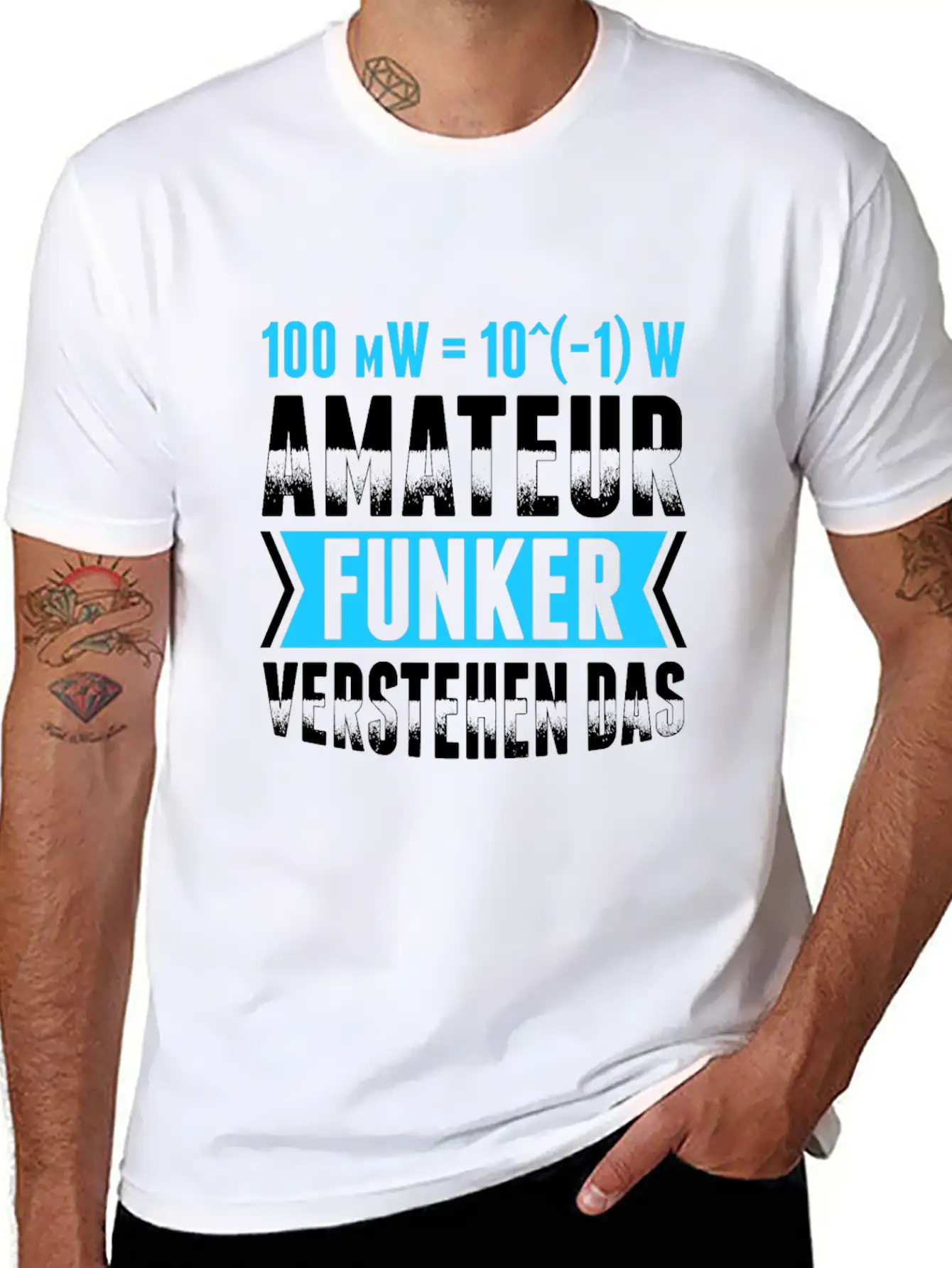 German Radio Operator Amateur Funker Verstehen Unisex Short Sleeve Soft Cotton T-Shirt – Casual Everyday Wear