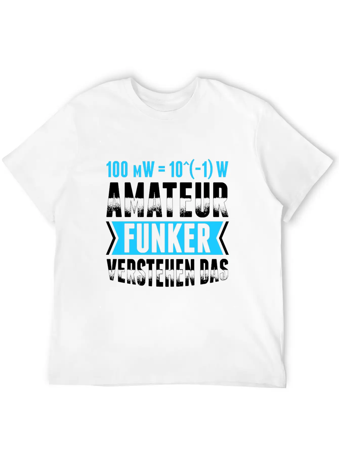 German Radio Operator Amateur Funker Verstehen Unisex Short Sleeve Soft Cotton T-Shirt – Casual Everyday Wear