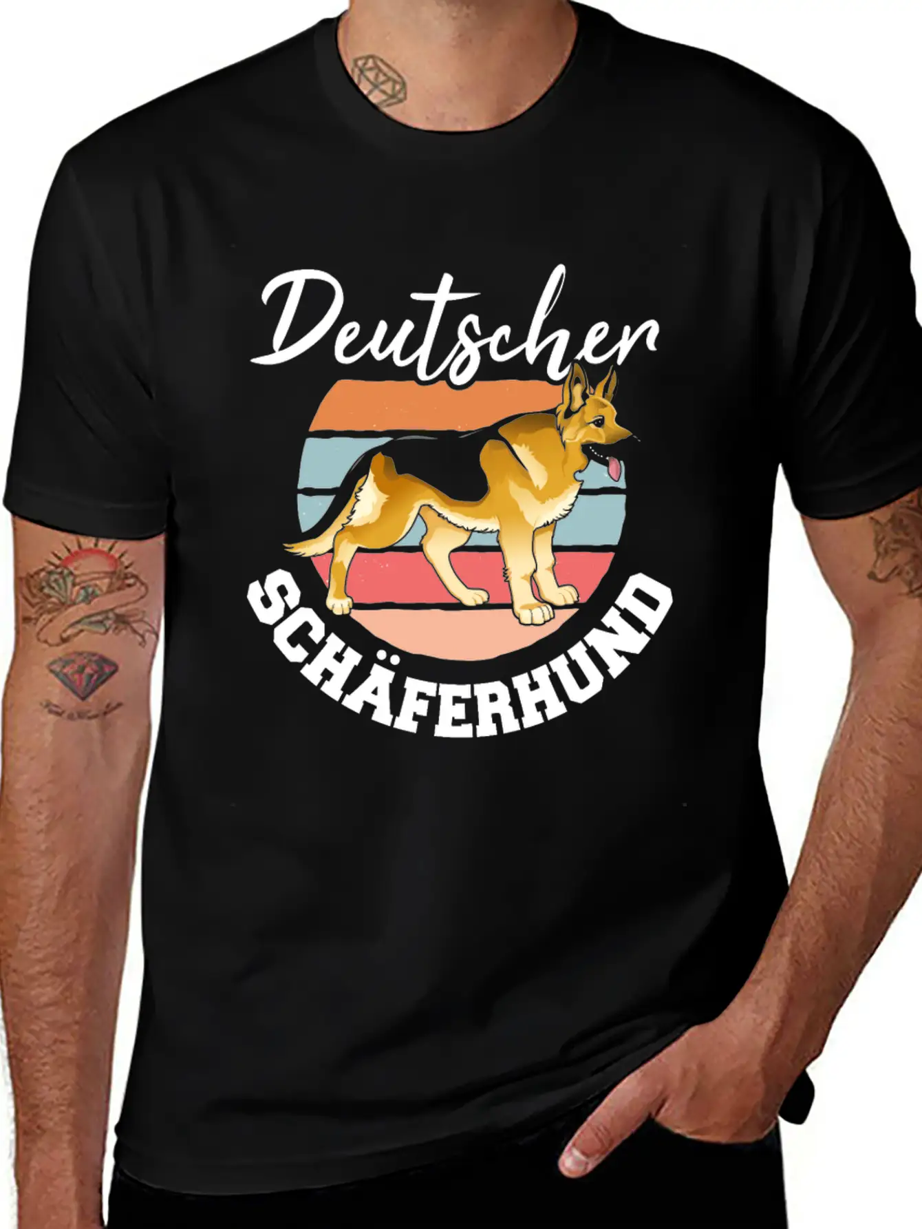 German Shepherd Dog Owner Dog Dogs Basic Graphic T-Shirt – Daily Comfort In Soft Cotton