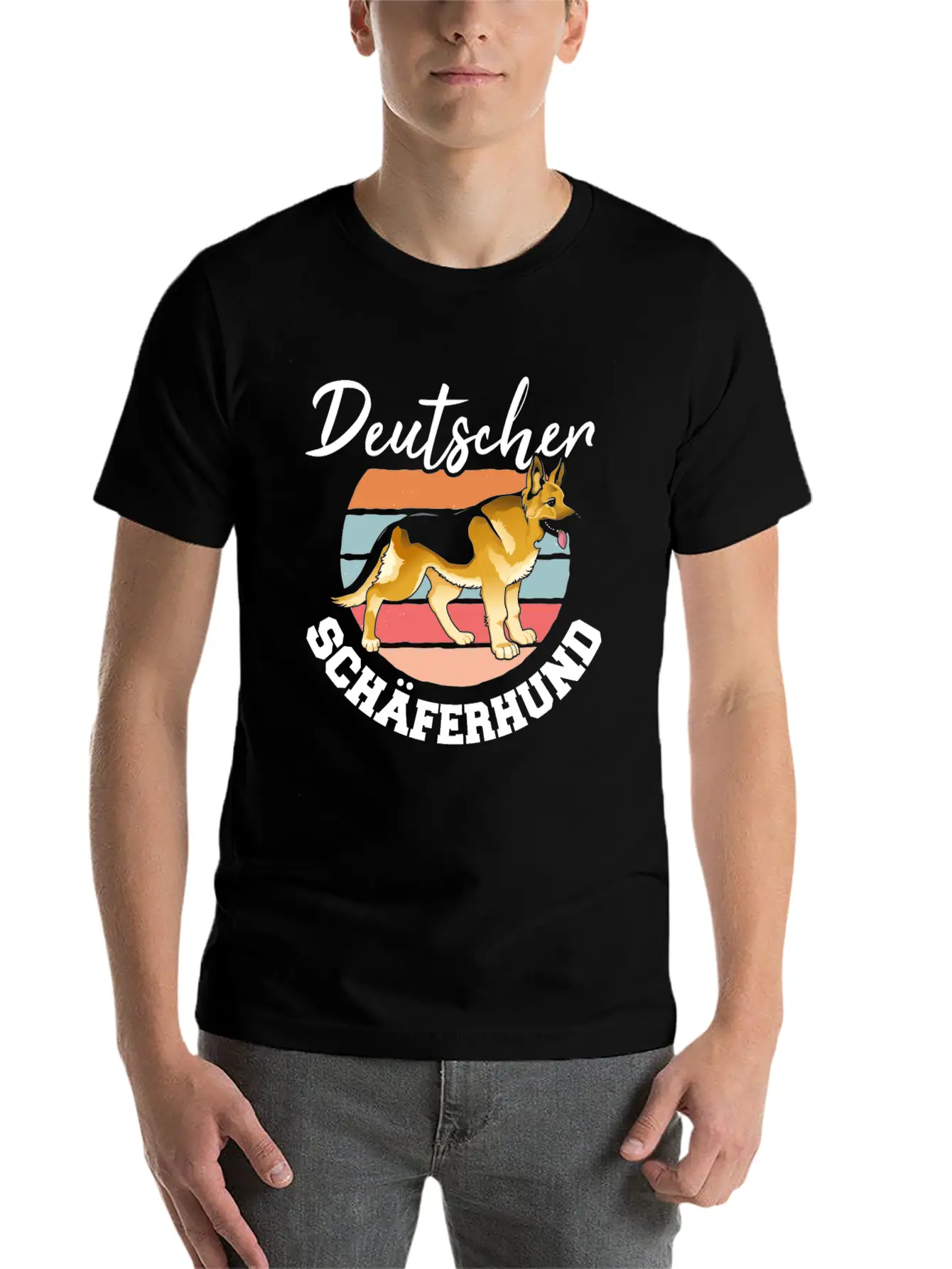 German Shepherd Dog Owner Dog Dogs Basic Graphic T-Shirt – Daily Comfort In Soft Cotton