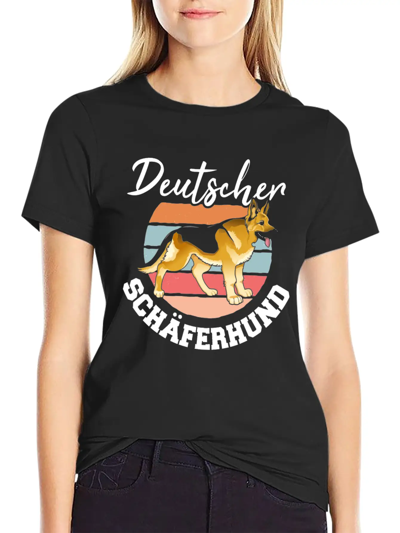 German Shepherd Dog Owner Dog Dogs Basic Graphic T-Shirt – Daily Comfort In Soft Cotton