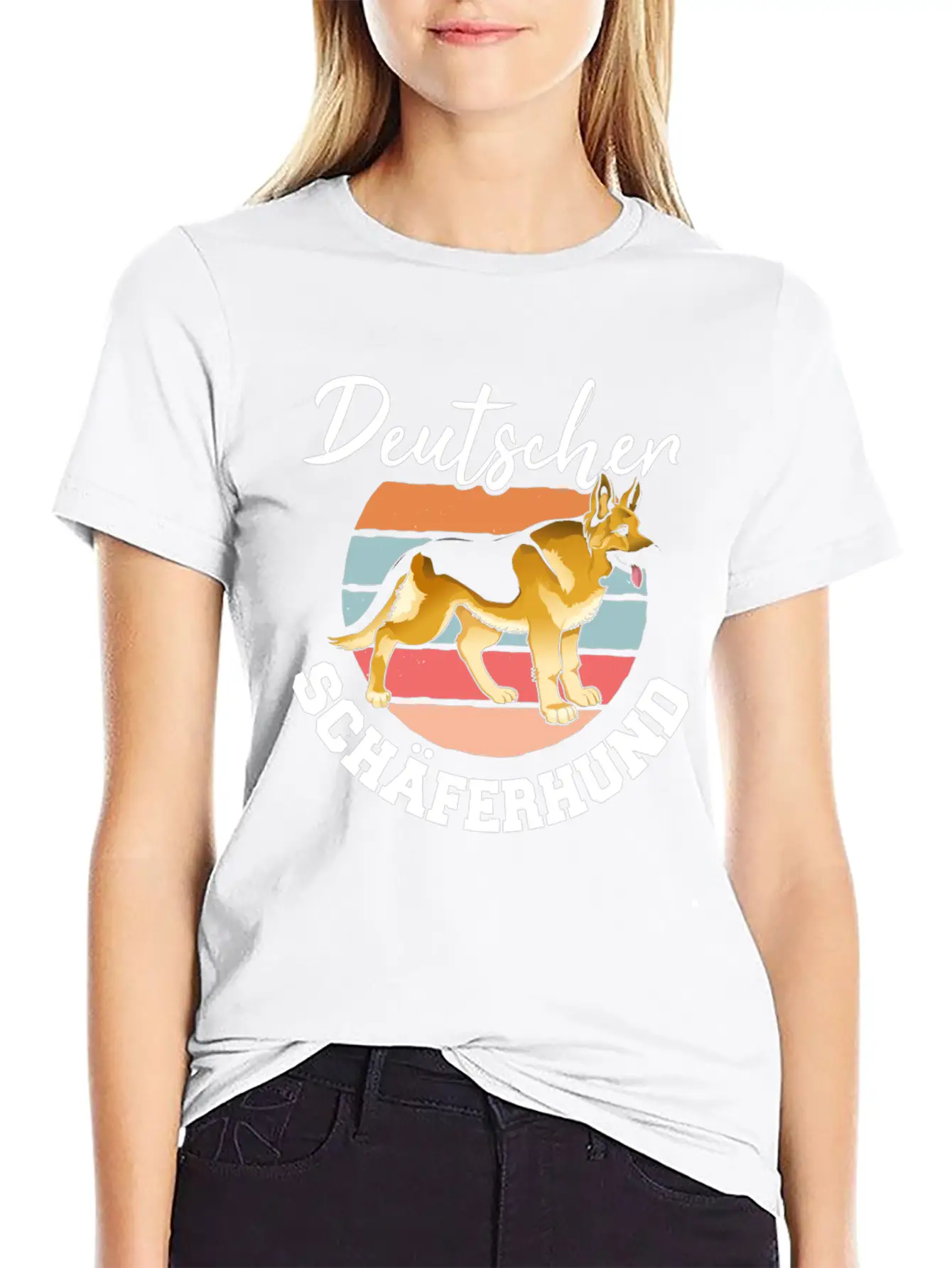 German Shepherd Dog Owner Dog Dogs Basic Graphic T-Shirt – Daily Comfort In Soft Cotton
