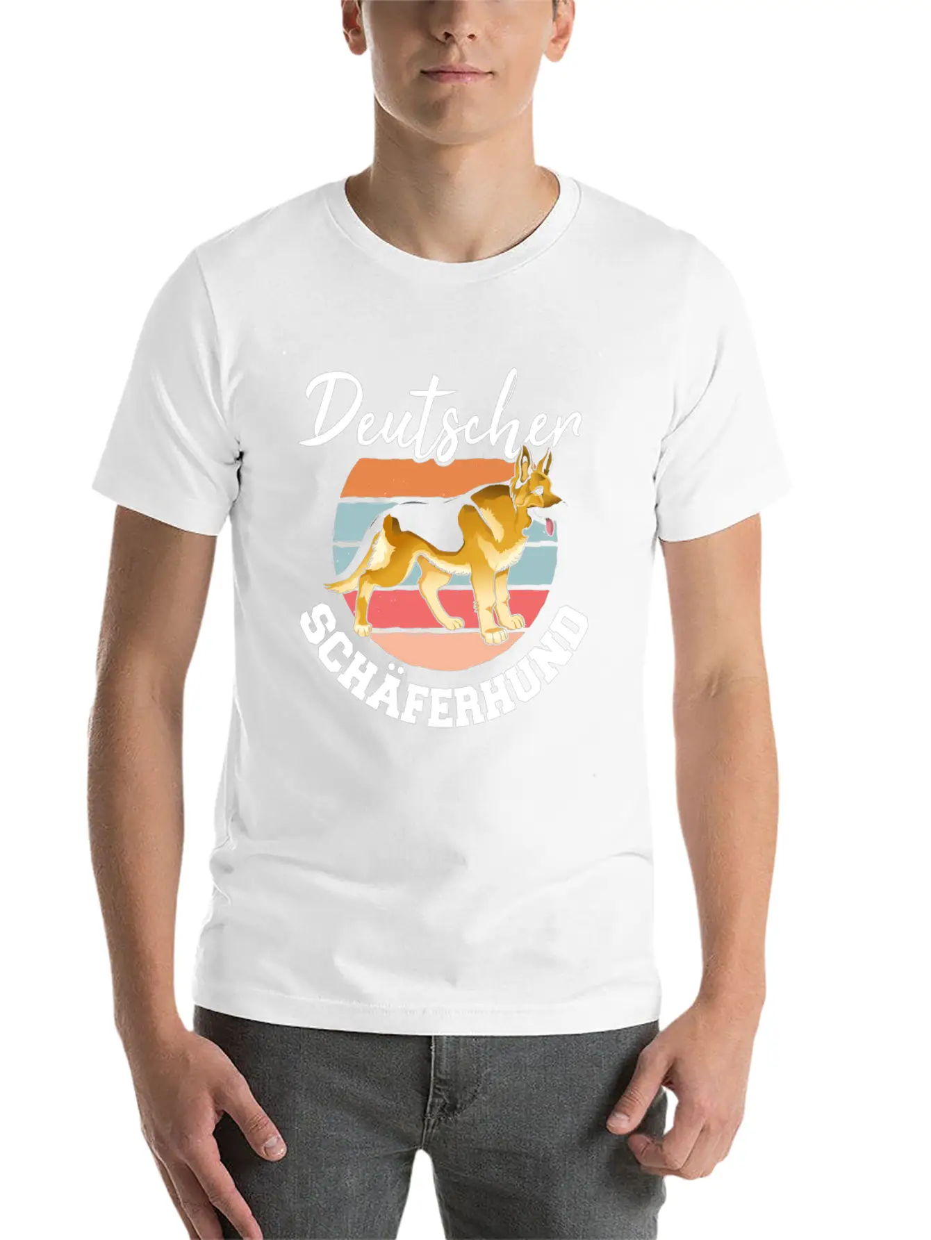 German Shepherd Dog Owner Dog Dogs Basic Graphic T-Shirt – Daily Comfort In Soft Cotton
