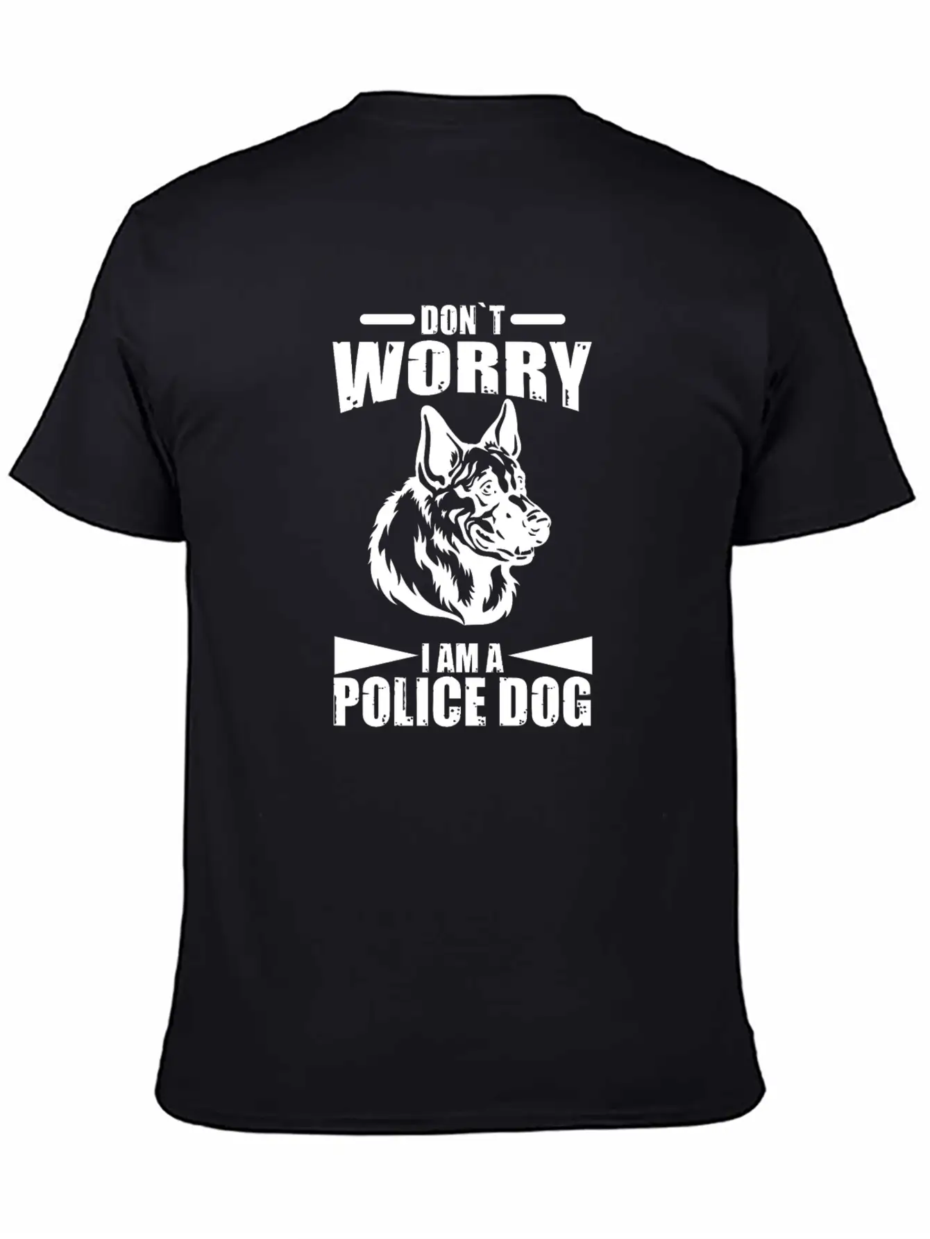 German Shepherd Police Dog Police Dog Wachund Dogs Stylish Everyday T-Shirt – Unisex Basic Cotton Tee