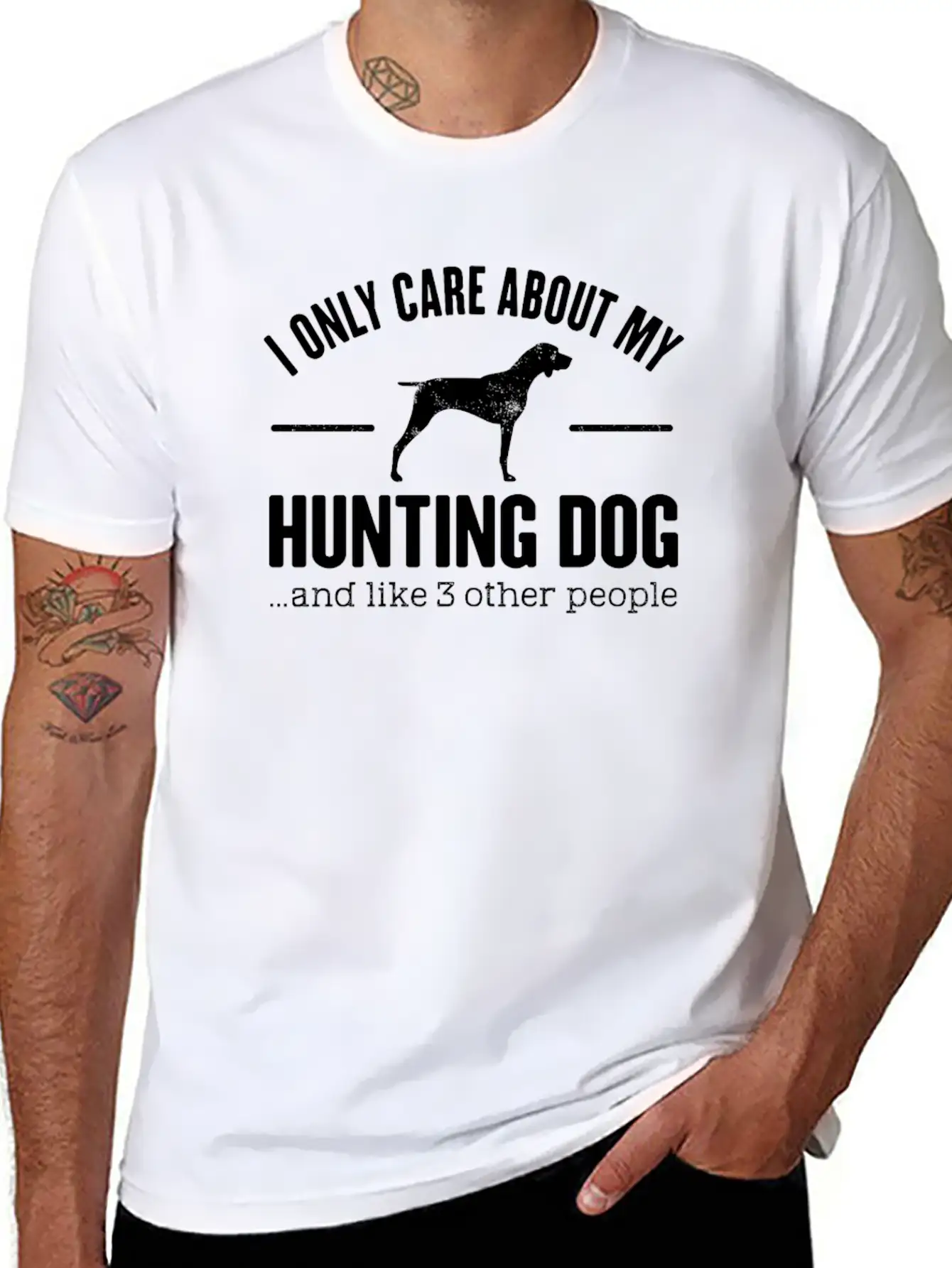 German Shorthaired Pointer Dog Owner Dog Gift Idea Comfortable Minimalist Graphic Tee – Summer Style Essential