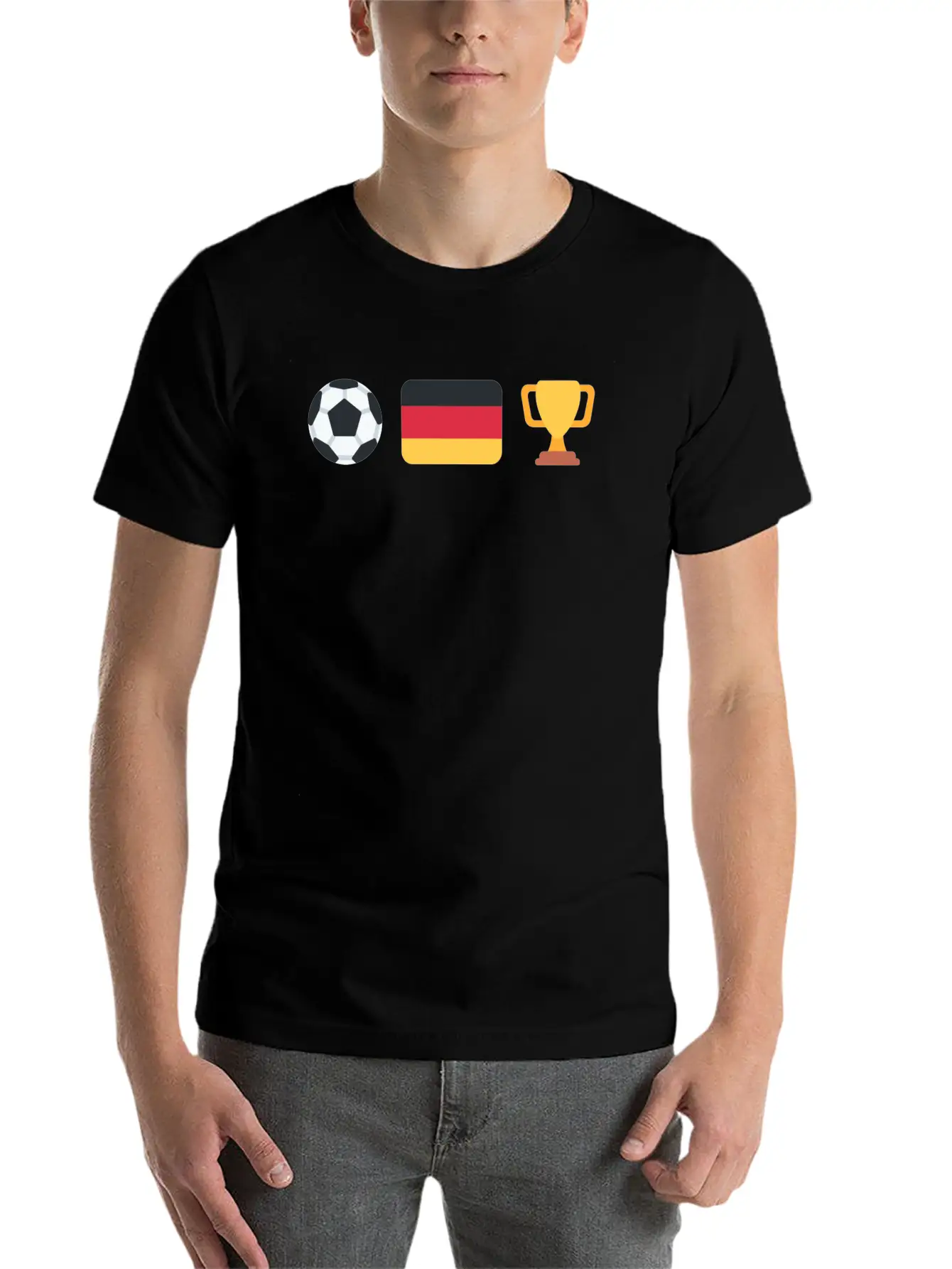 German Soccer | Trophy | Germany Stylish Everyday T-Shirt – Unisex Basic Cotton Tee